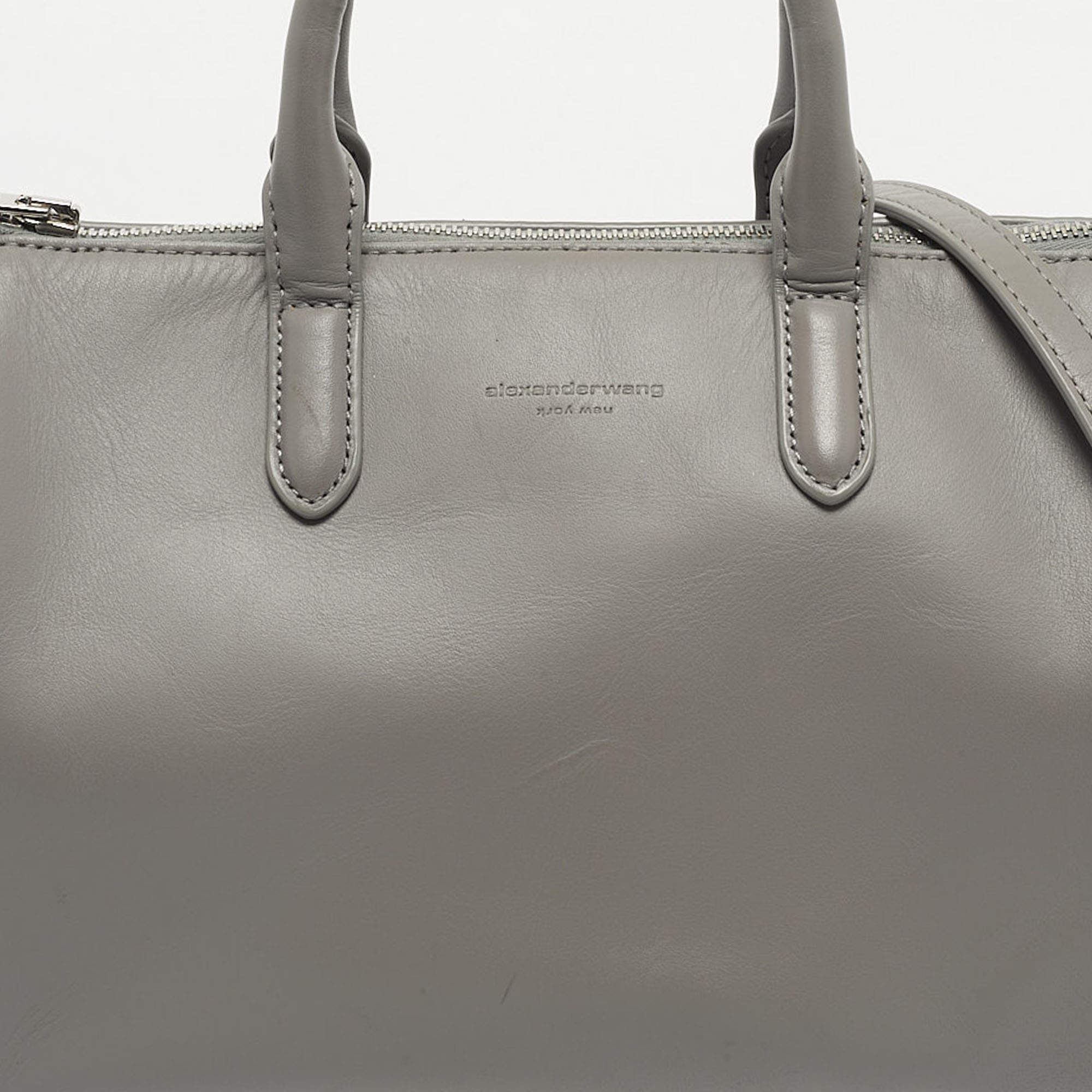 国内即発激レアセール☆セレブ愛用Alexander Wang EmileバッグS Alexander Wang Cream Leather Emile Satchel Alexander Wang | TLC