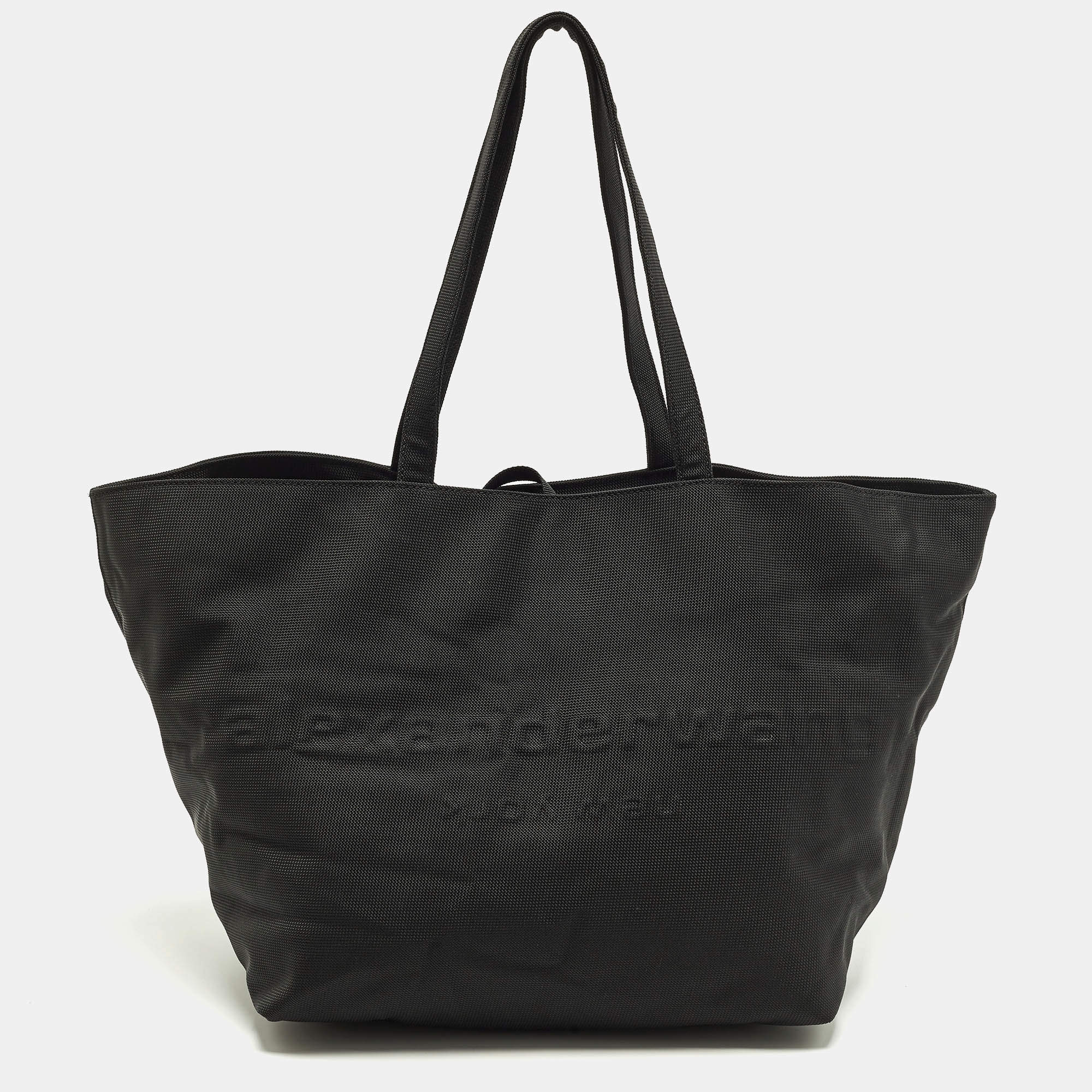 Pre Owned Alexander Wang Punch Black Nylon Tote