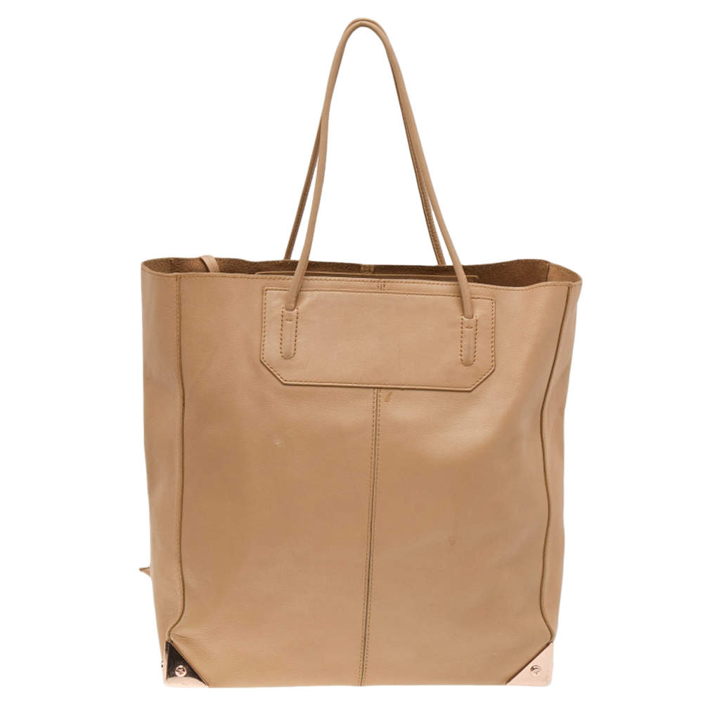Alexander Wang Beige Leather Prisma Tote