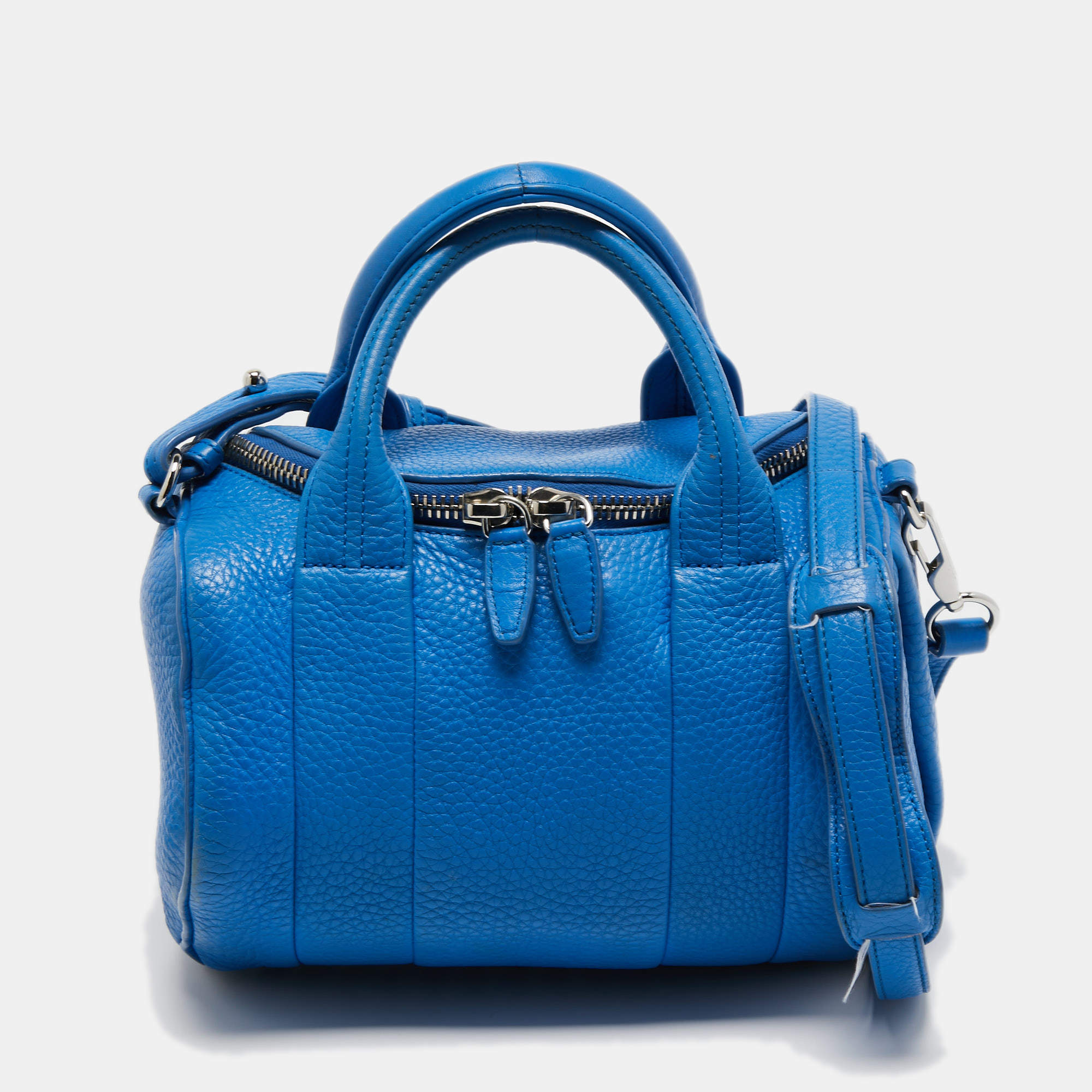 Alexander Wang Blue Leather Rockie Satchel
