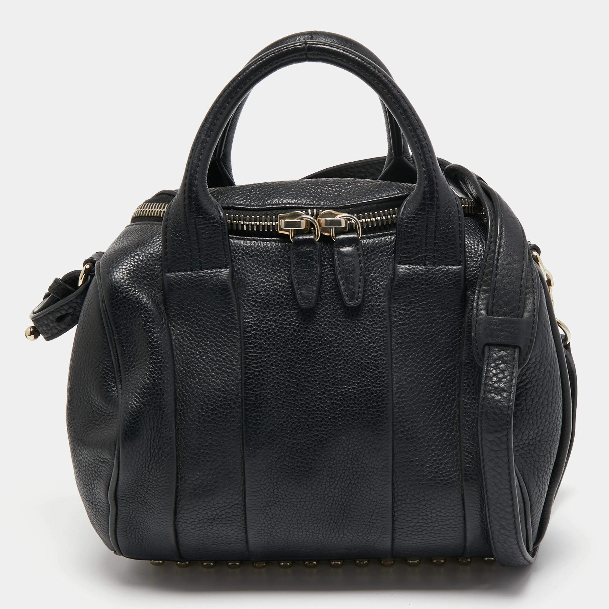 Alexander Wang Black Leather Rocco Satchel