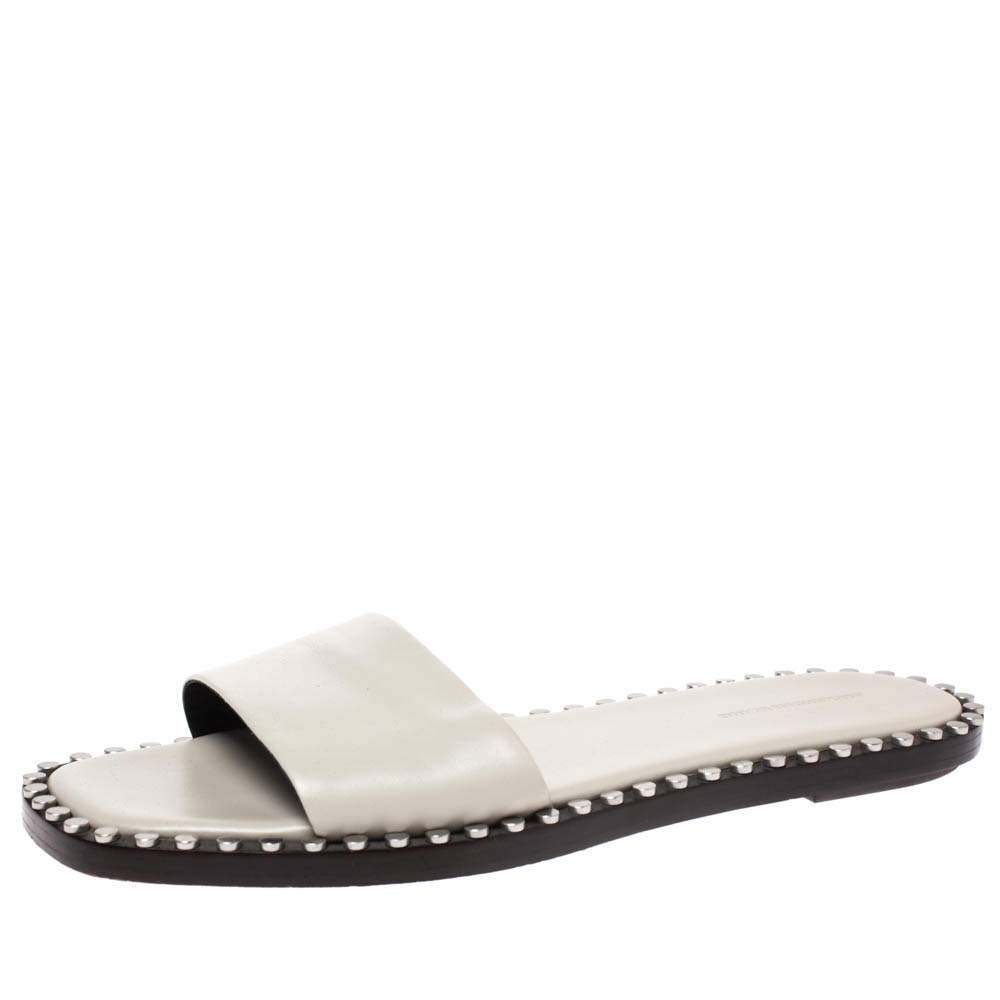 Alexander wang very lola studded slides