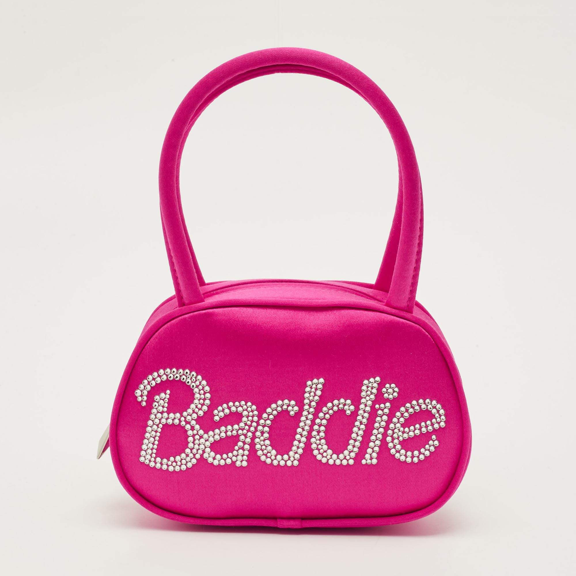 Pre Owned حقيبة أمينة معادي بادي أميني سوبر ساتان فوشيا