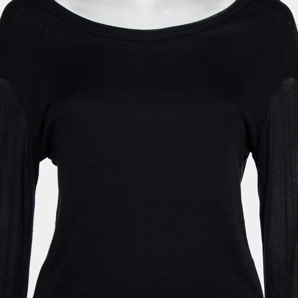 Tシャツ・カットソー ANN DEMEULEMEESTER Women Tops B0012885FA434 099 BLACK Dieter ''The Dialogue of Another Day'' High-Comfort T-Shirt