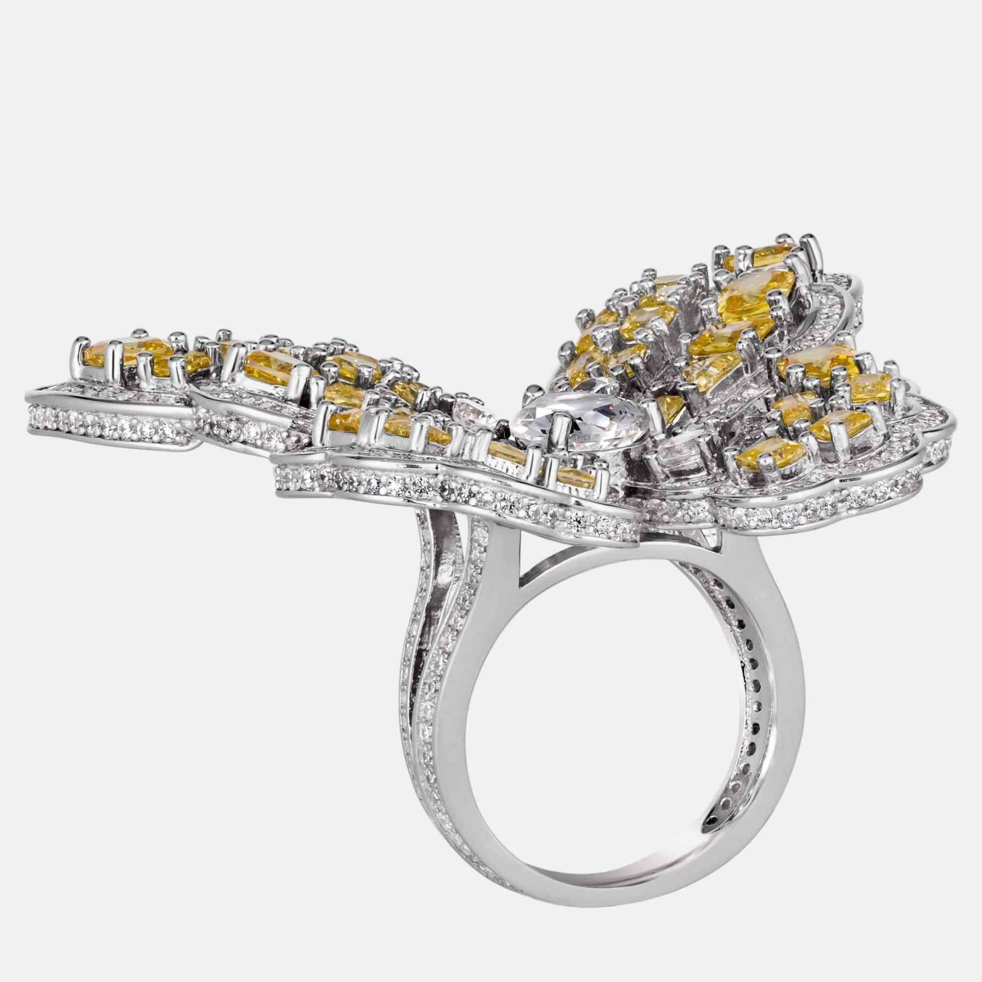 Pre Owned Anna Zuckerman Mariah Butterfly Ring 7