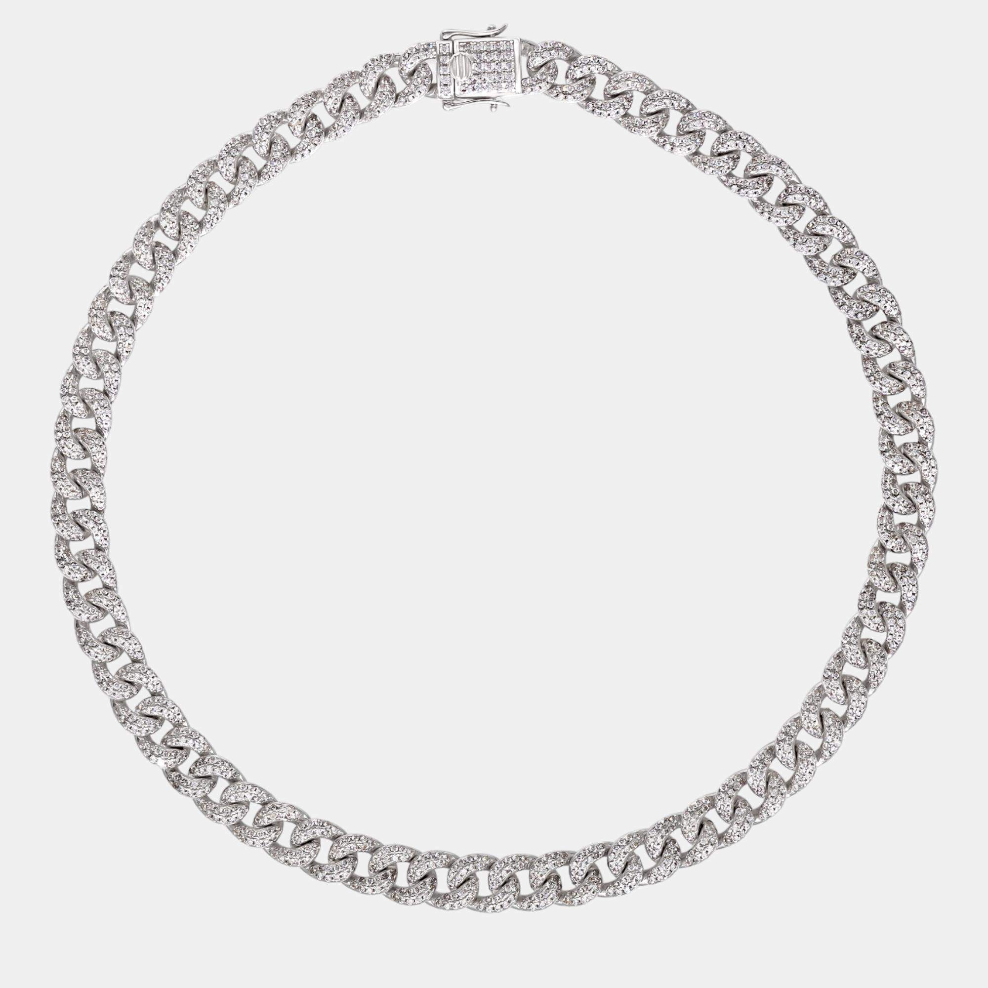 مملوكة مسبقًا Anna Zuckerman Mini Havana Cuban Link Necklace 