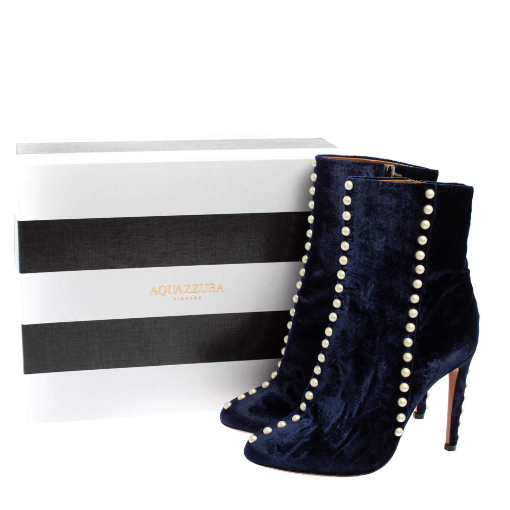 aquazzura pearl boots