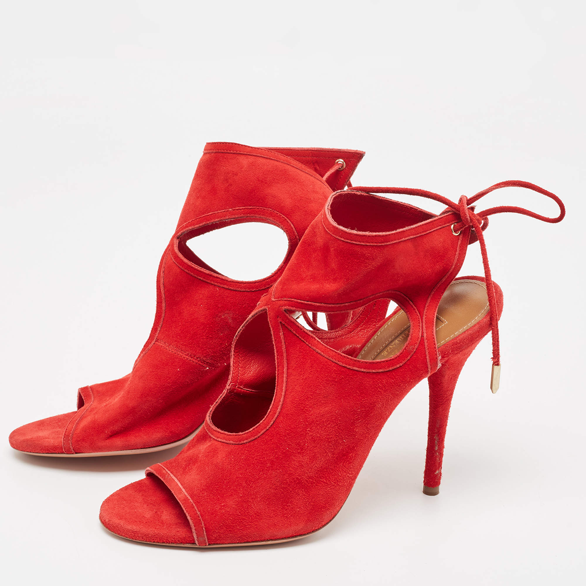 Aquazzura red outlet shoes