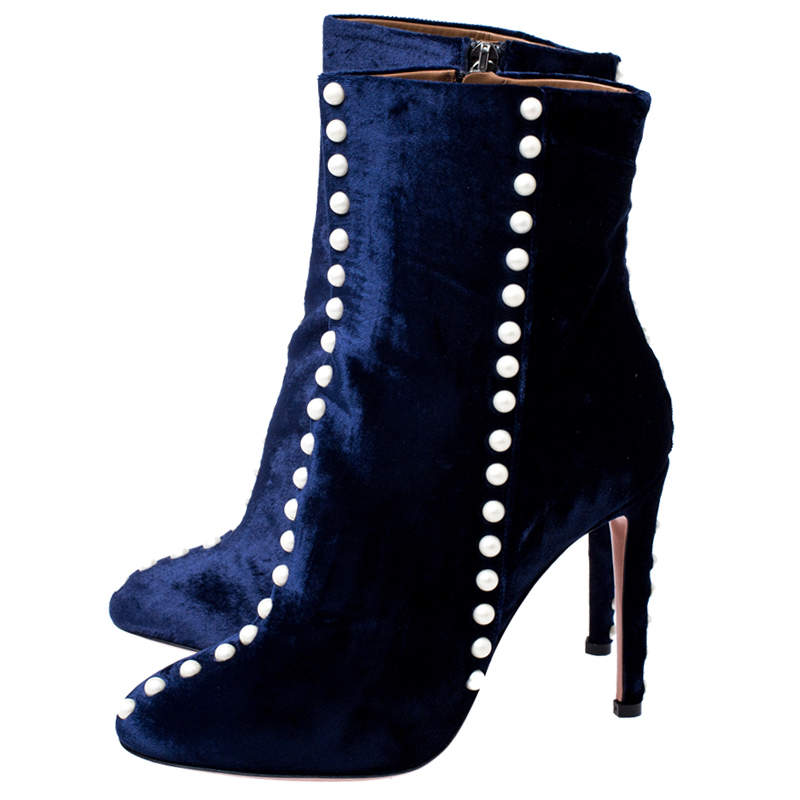 aquazzura follie pearl boots