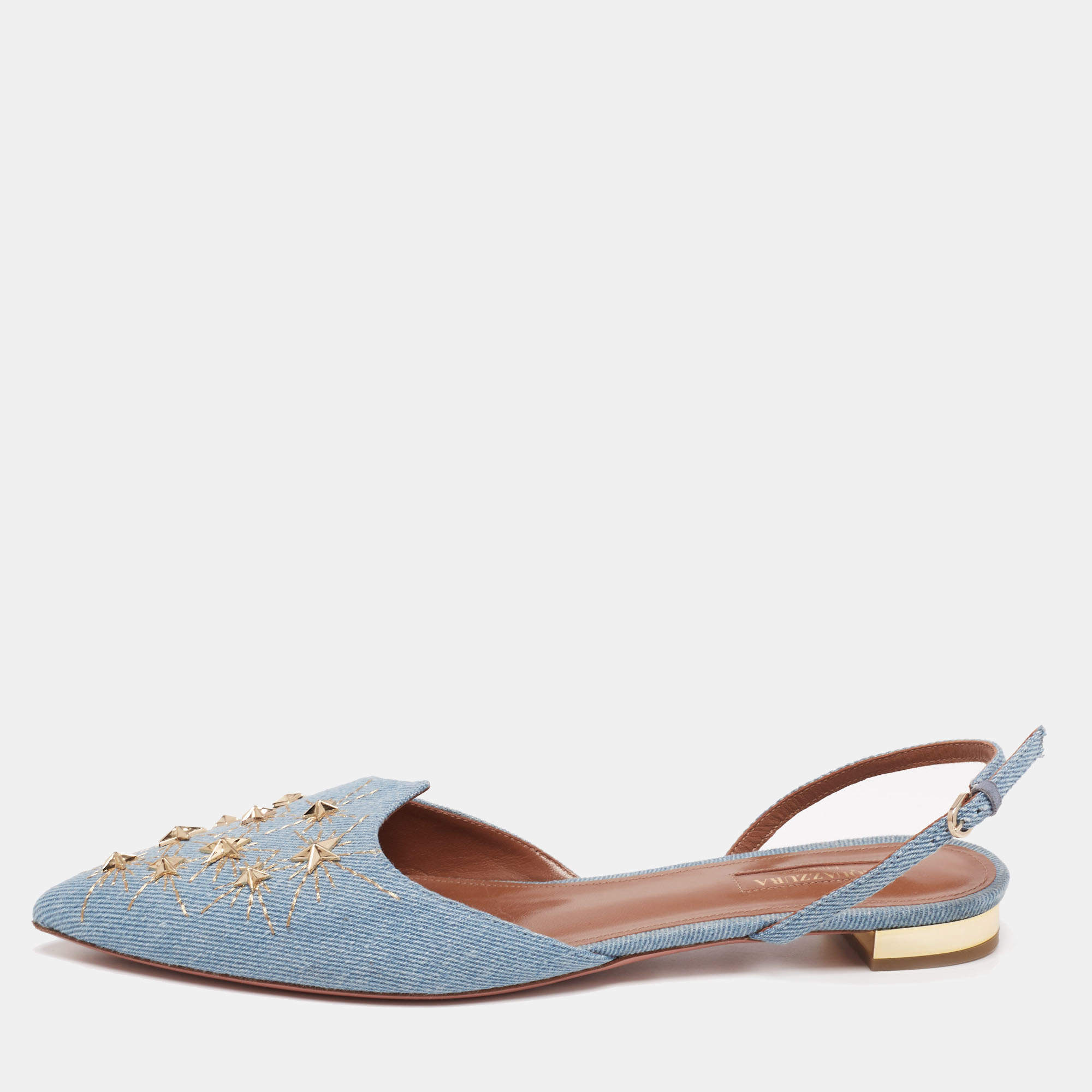 Blue slingback outlet flats