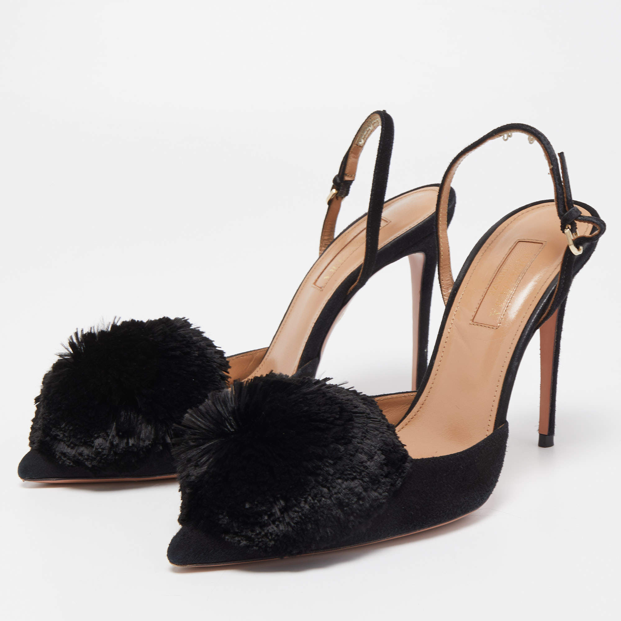 Aquazzura powder clearance puff black