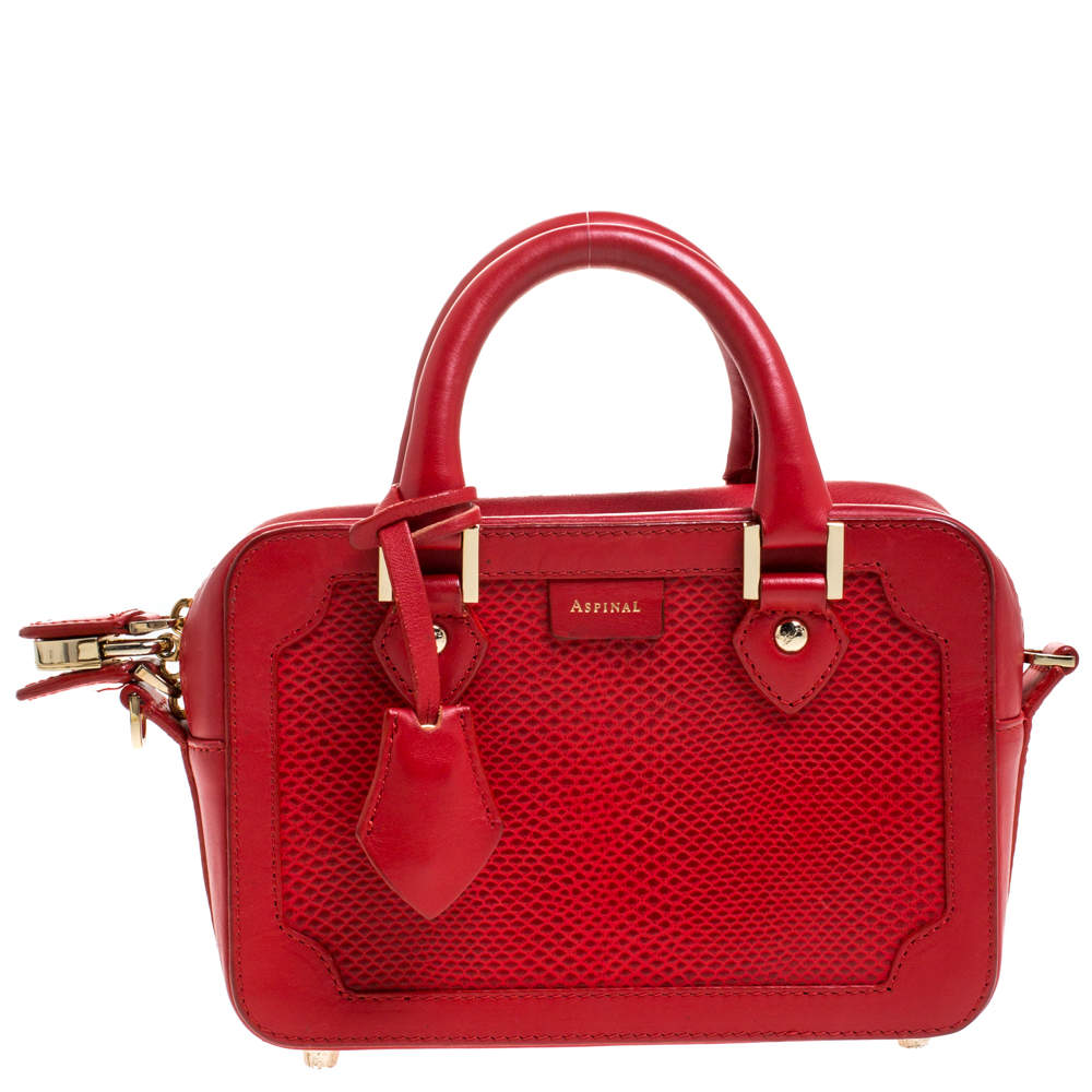 aspinal of london red purse