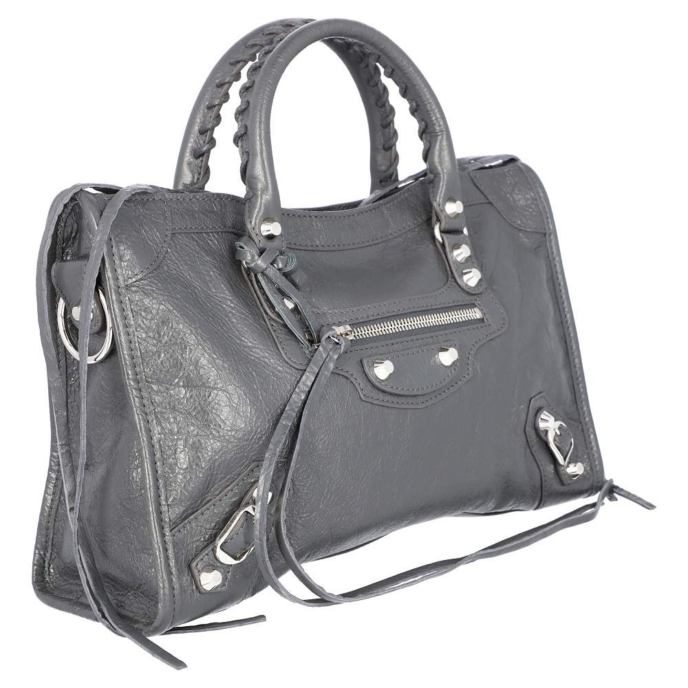 BALENCIAGA GREY CITY BAG – Bagaholic Co