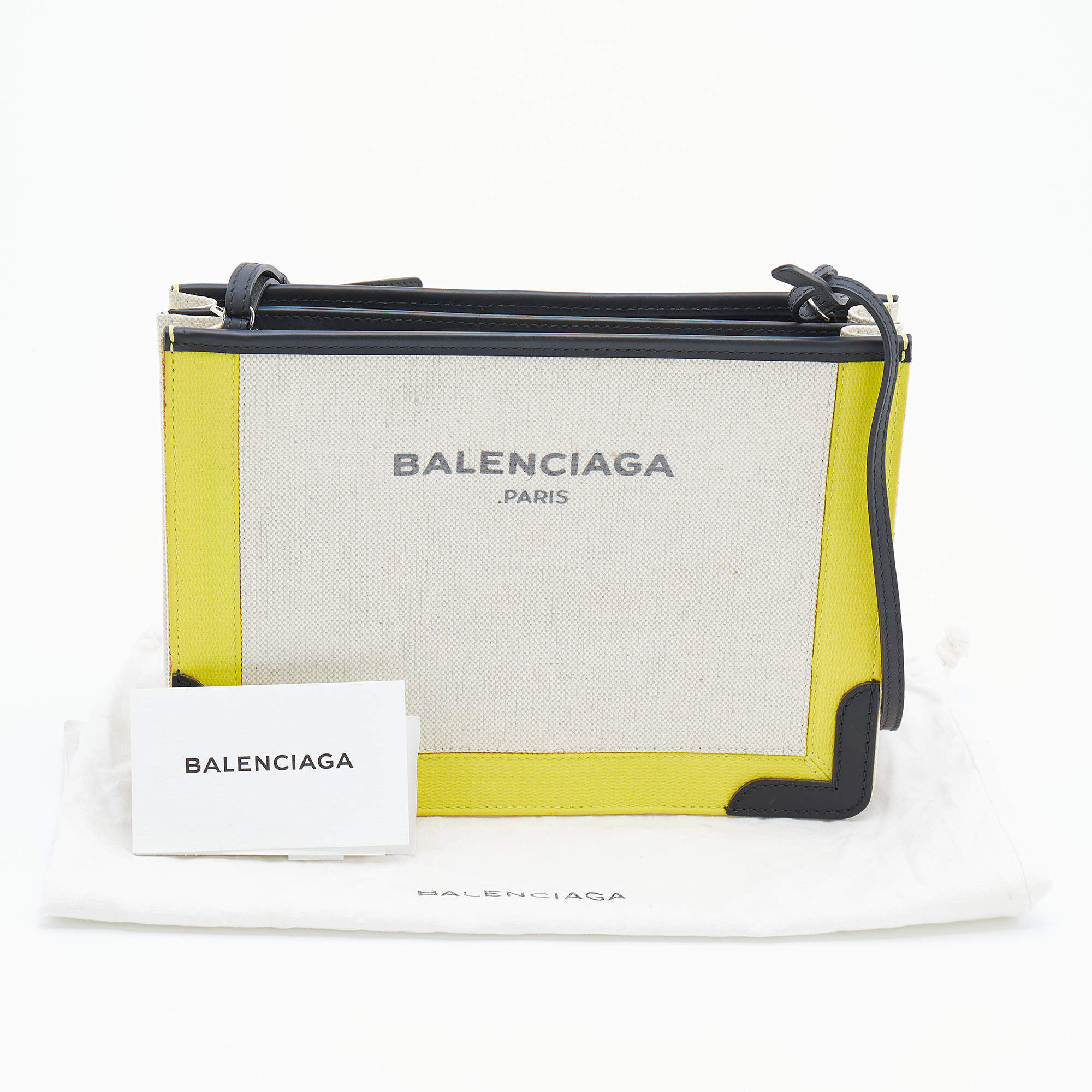 Balenciaga 2025 canvas pouch