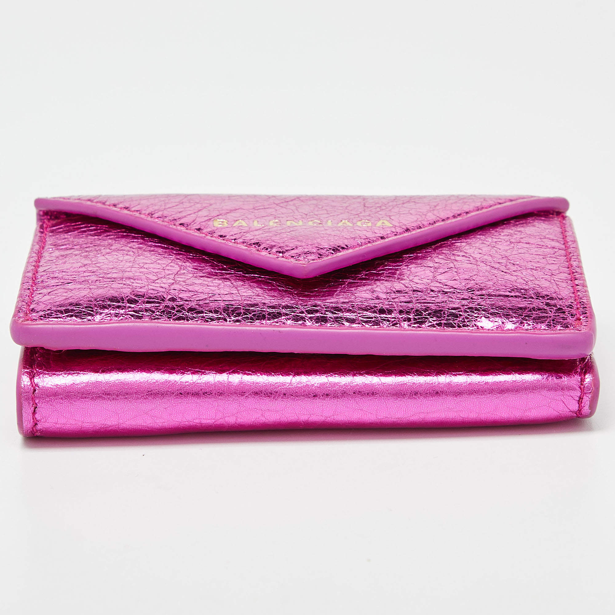Pink Balenciaga Mini Papier Wallet – Designer Revival