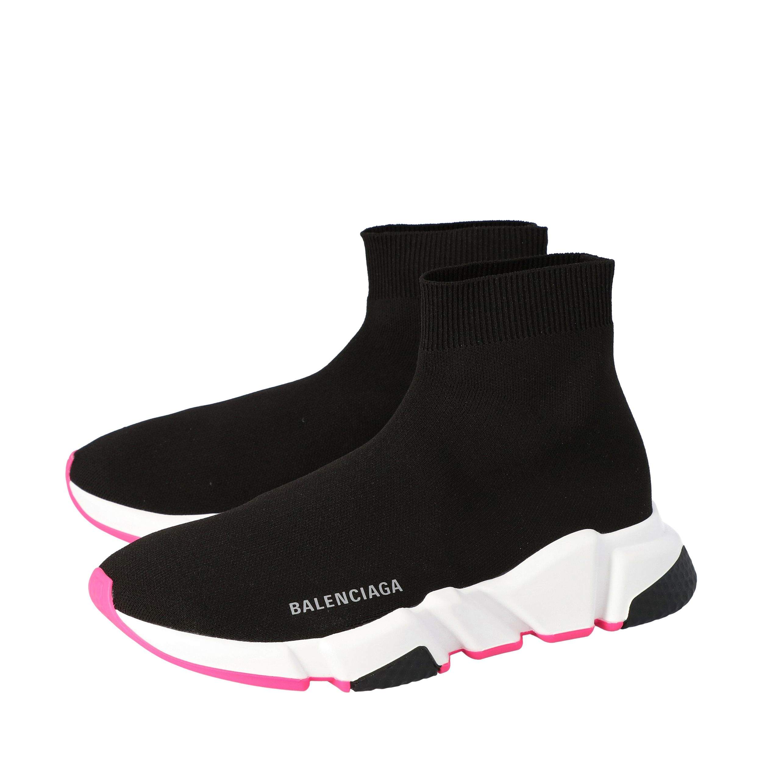 Balenciaga hightop sneakers men speed 20 617239W2DBO9910 logo detail shoes   eBay
