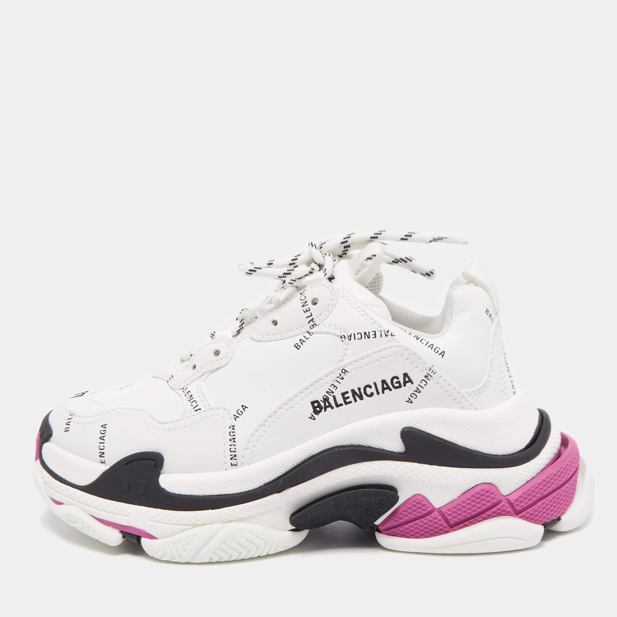 Balenciaga Triple S Women039s White And Multicolor Sneakers New  eBay