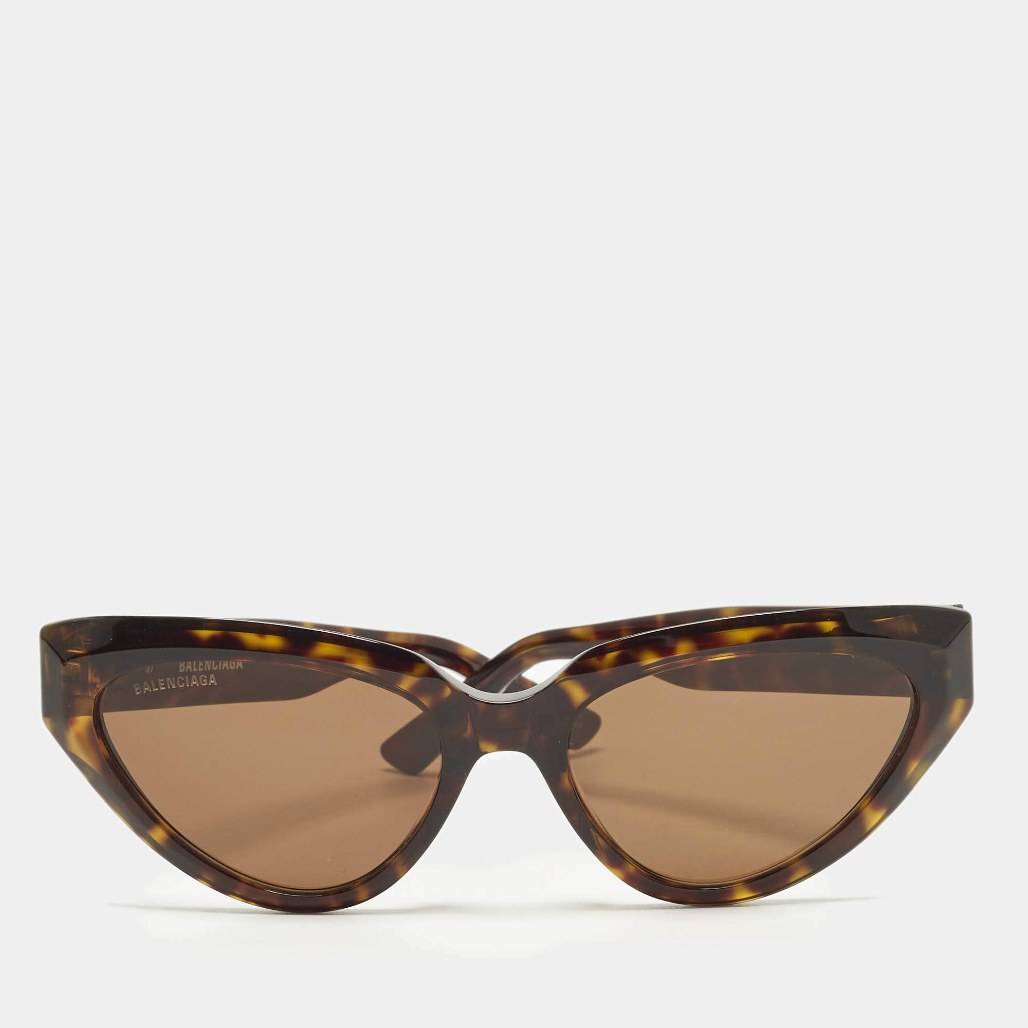 مملوكة مسبقًا نظارة شمسية بالنسياغا عين قطة BB0270S بنية/سلحفاة