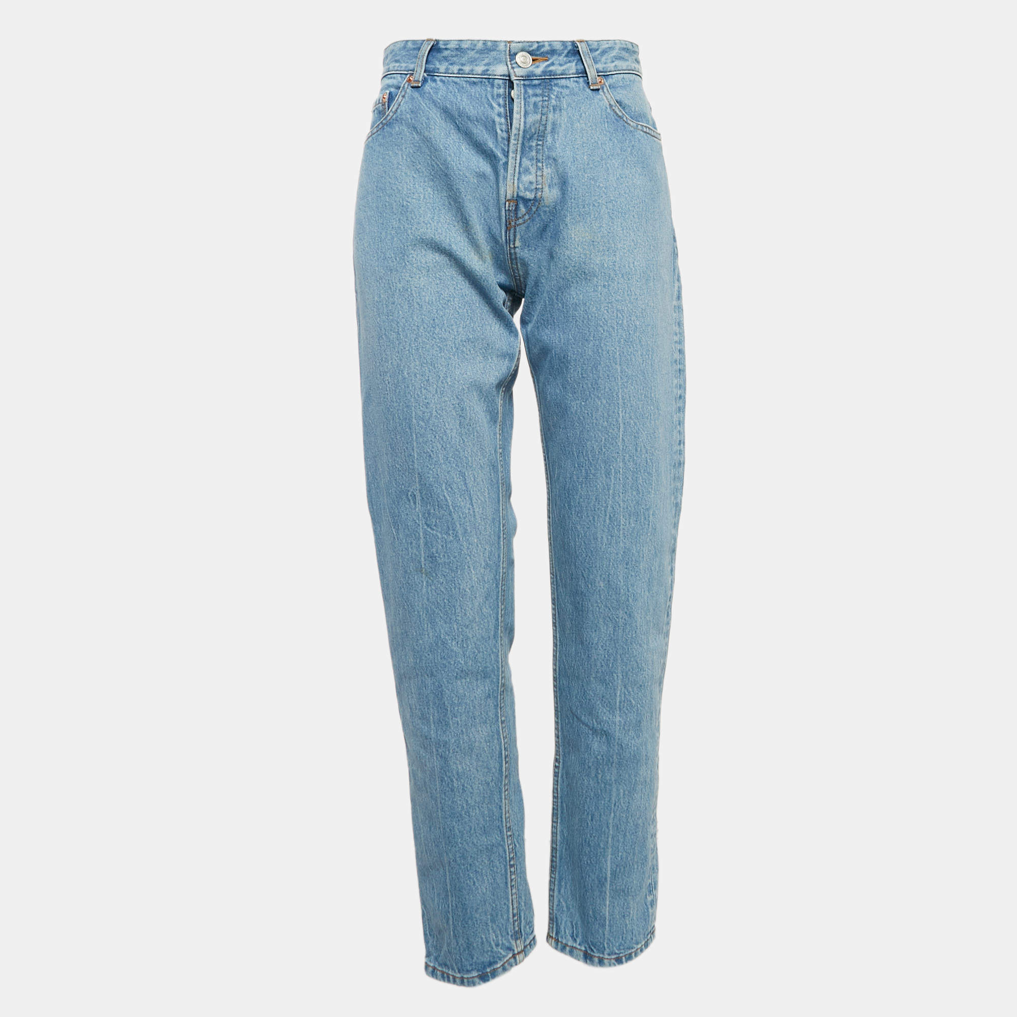 Balenciaga Blue Washed Denim Jeans M