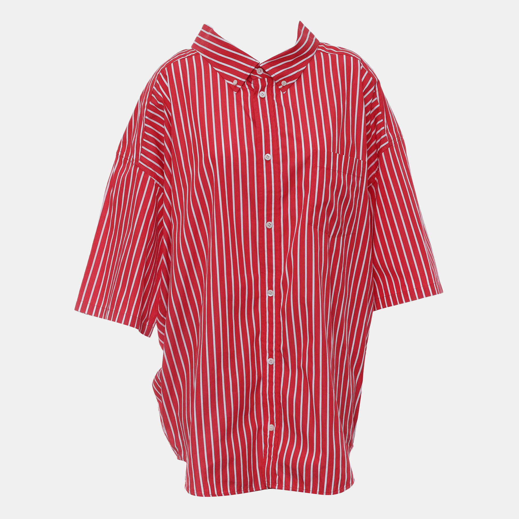 Pre Owned Balenciaga Stripes Shirt IT 34