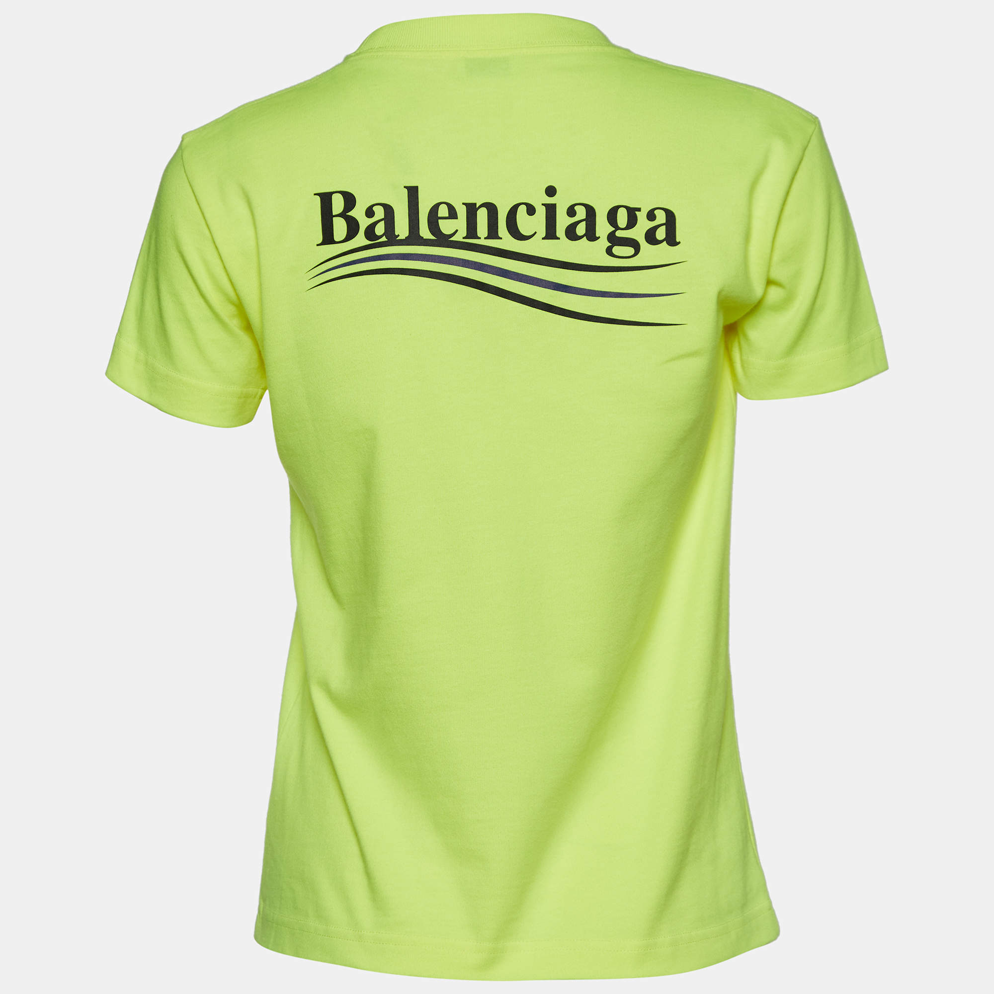 Balenciaga t shirt sales neon