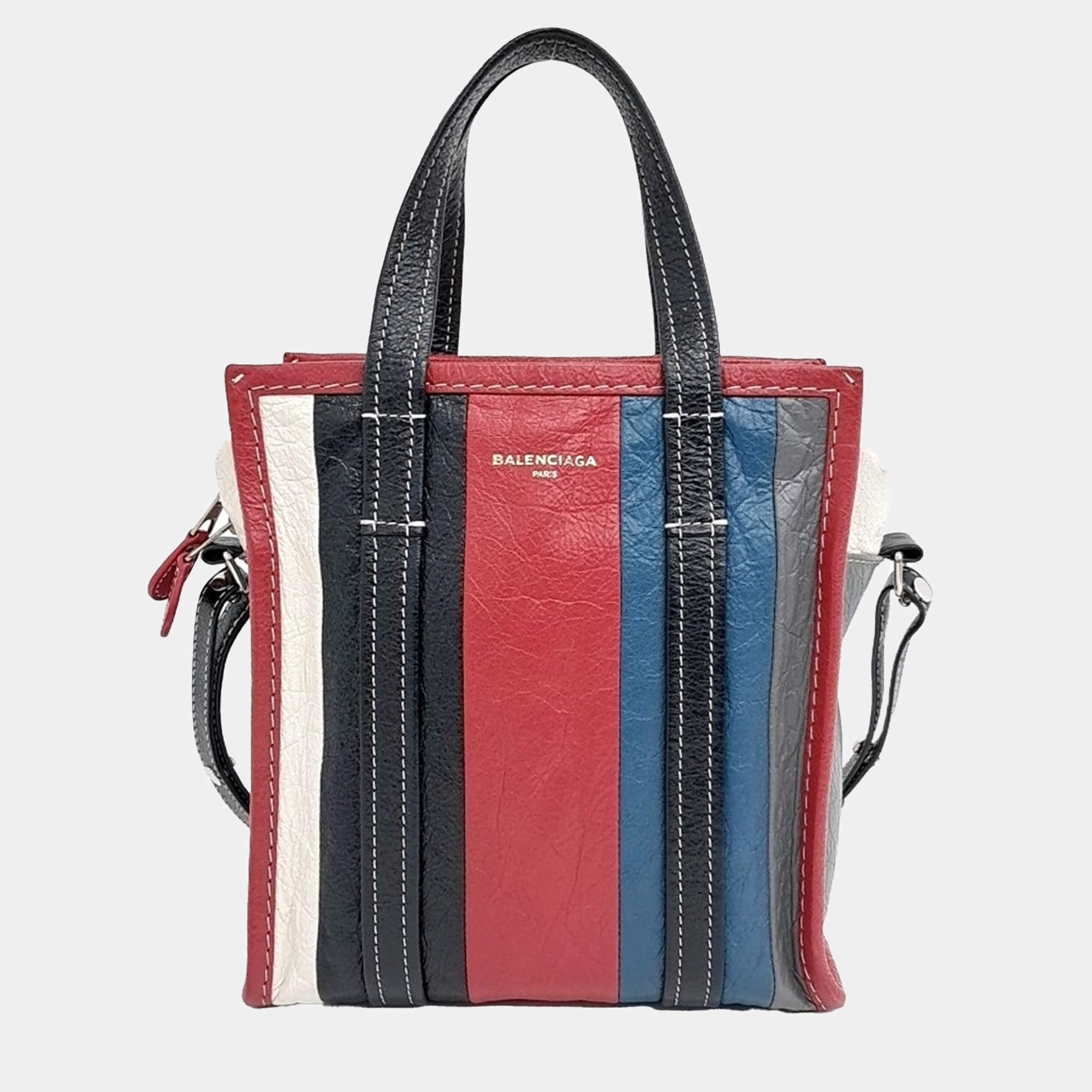 Balenciaga Multicolor Leather Bazaar XS bag