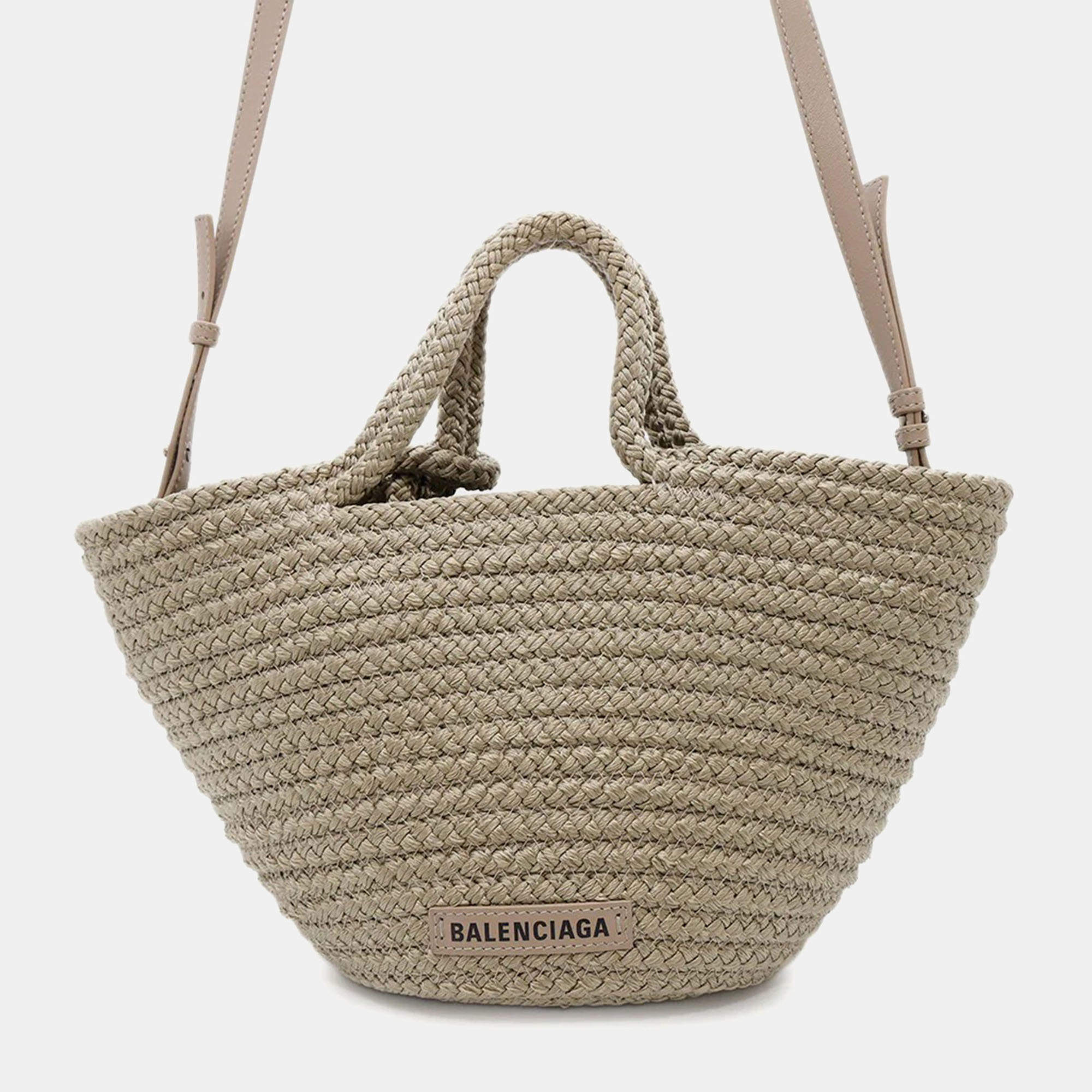 Balenciaga Ibiza Khaki Nylon Size Small