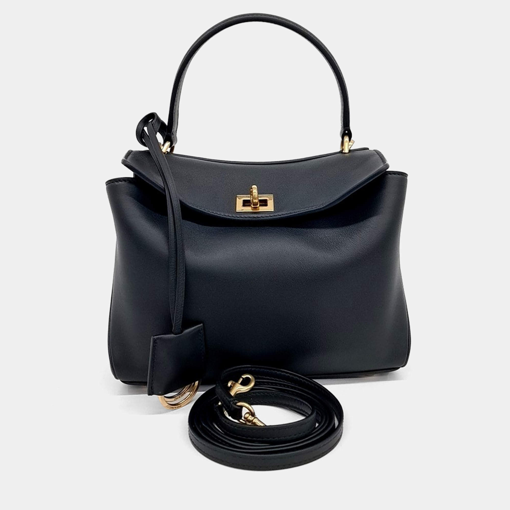 Balenciaga Black Leather Rodeo Mini bag
