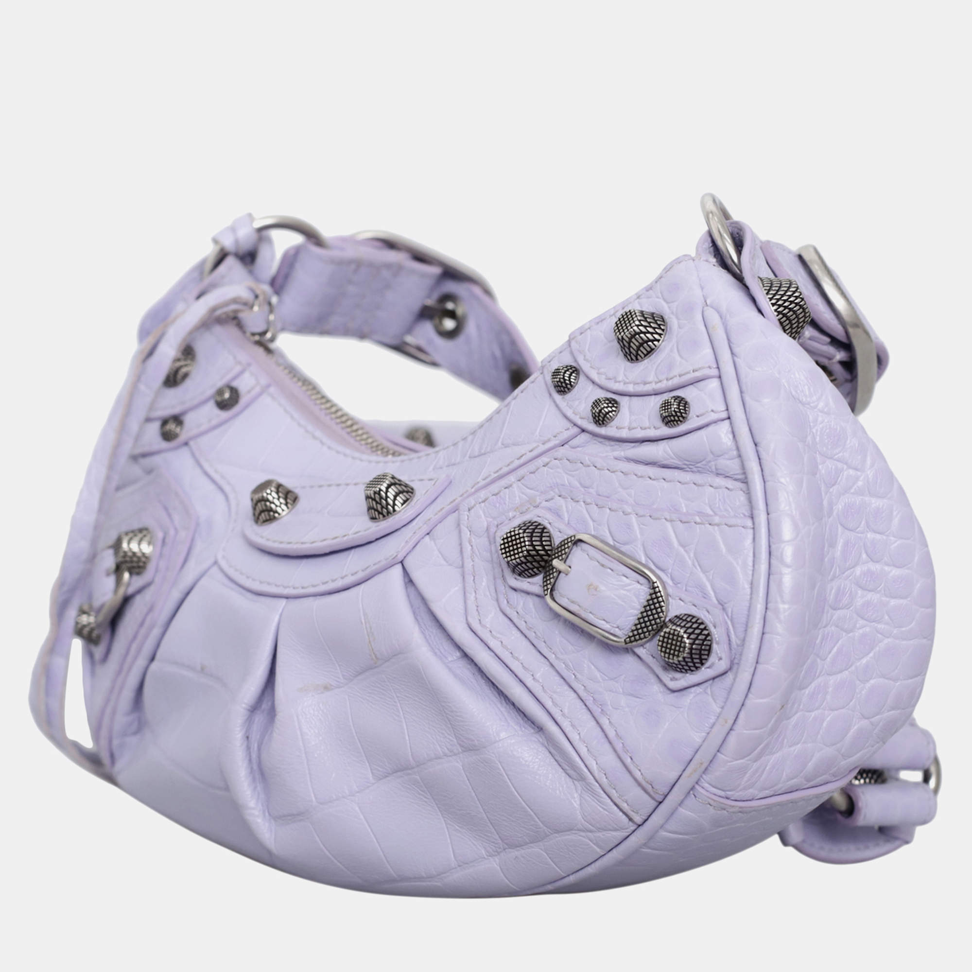 ショルダーバッグ・ポシェット BALENCIAGA Women Shoulder Bags 393380 7716400GT3Y SILVER Women's Le Cagole Shoulder Bag Small in Silver | Balenciaga US