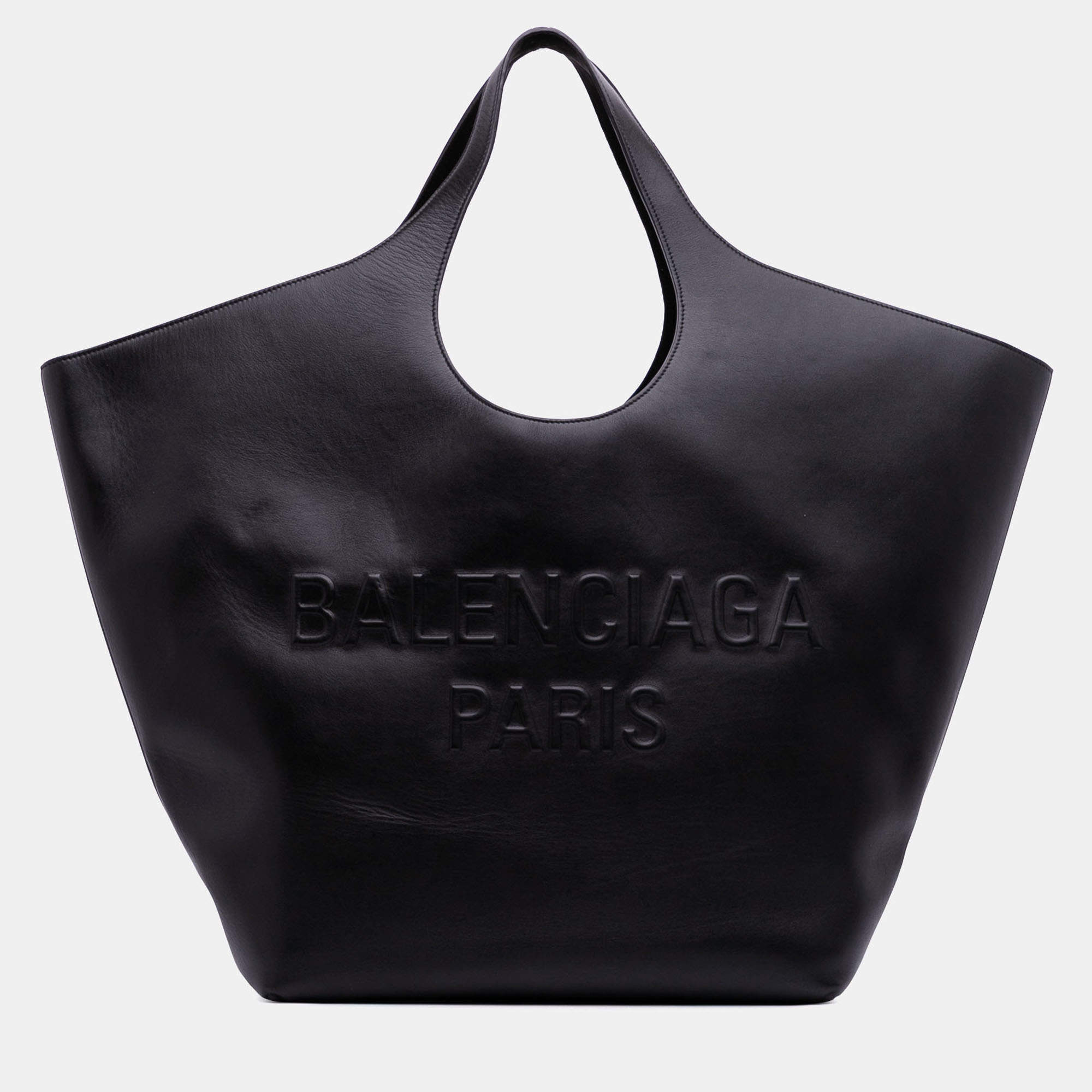 【関税&送料込】バレンシアガ Black Leather Nano M Handbag Women's Nano Handbag Medium in Black | Balenciaga US