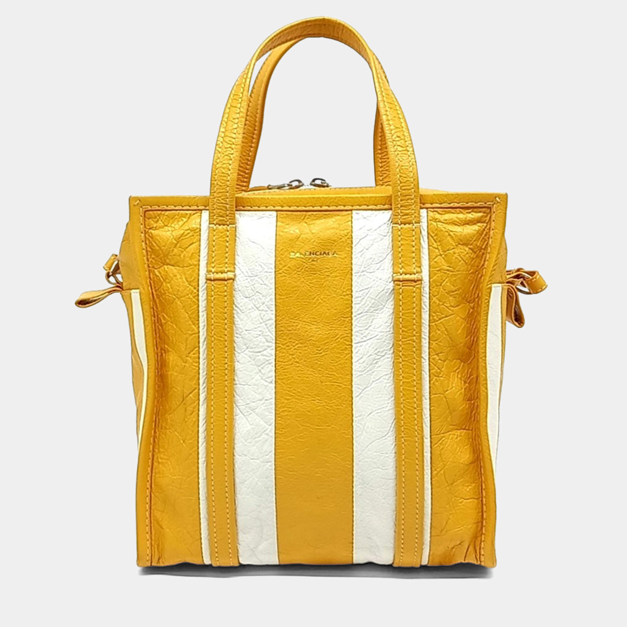 Pre Owned Balenciaga Leather Bazaar Small