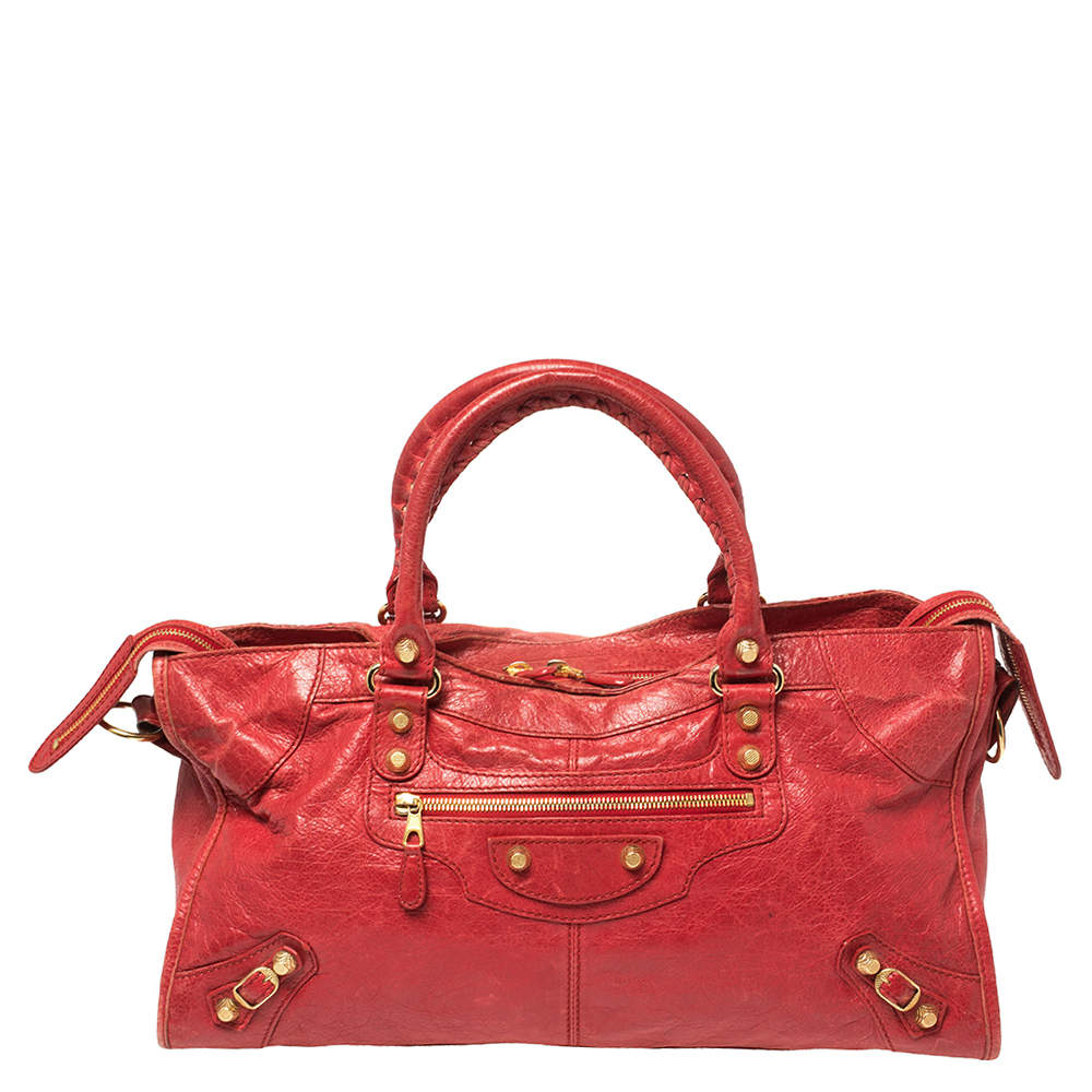 elasticitet Rise Have en picnic Balenciaga Sang Blood Leather RH Part Time Tote price in Saudi Arabia |  Compare Prices