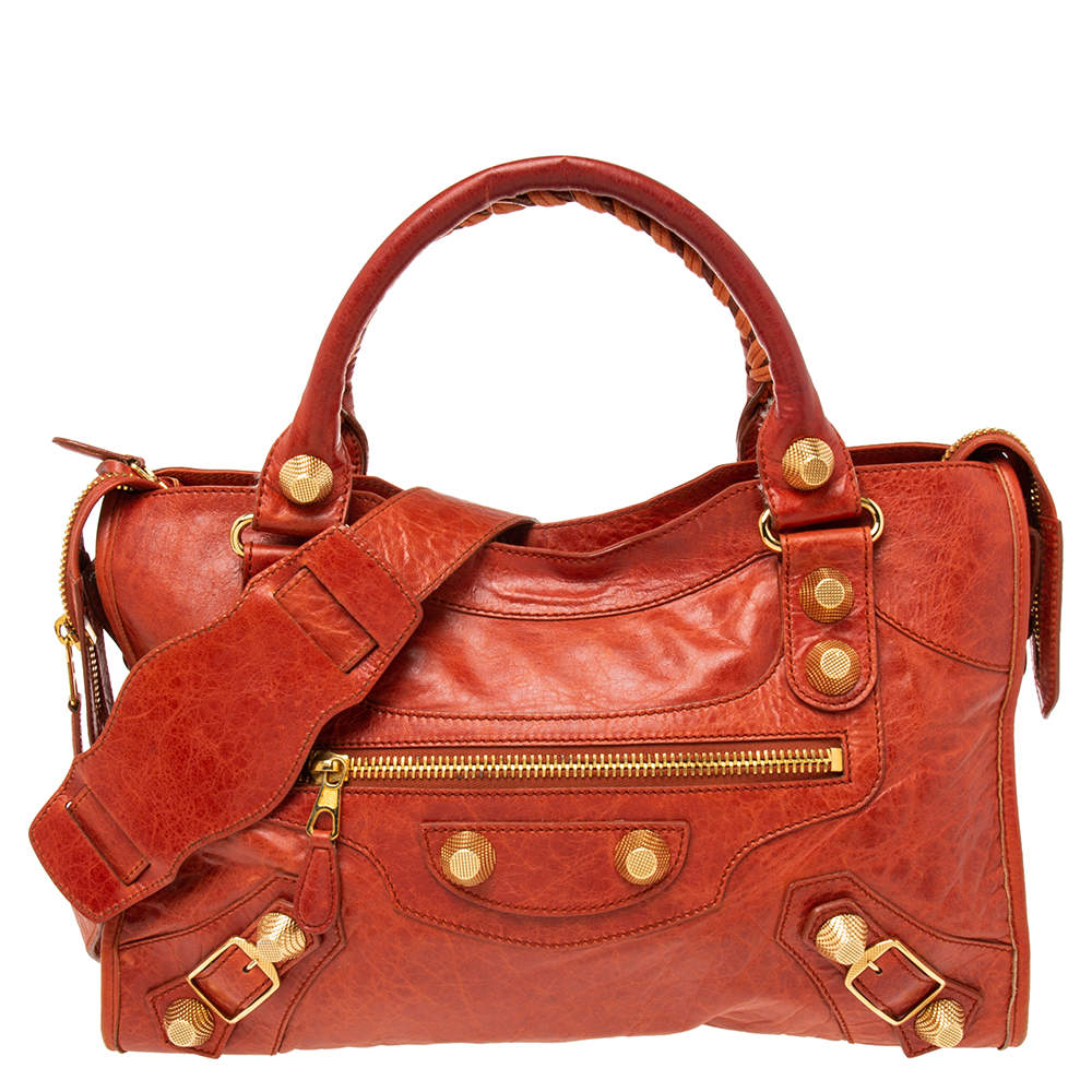 Balenciaga Rust Leather GGH City Bag Balenciaga | The Luxury Closet