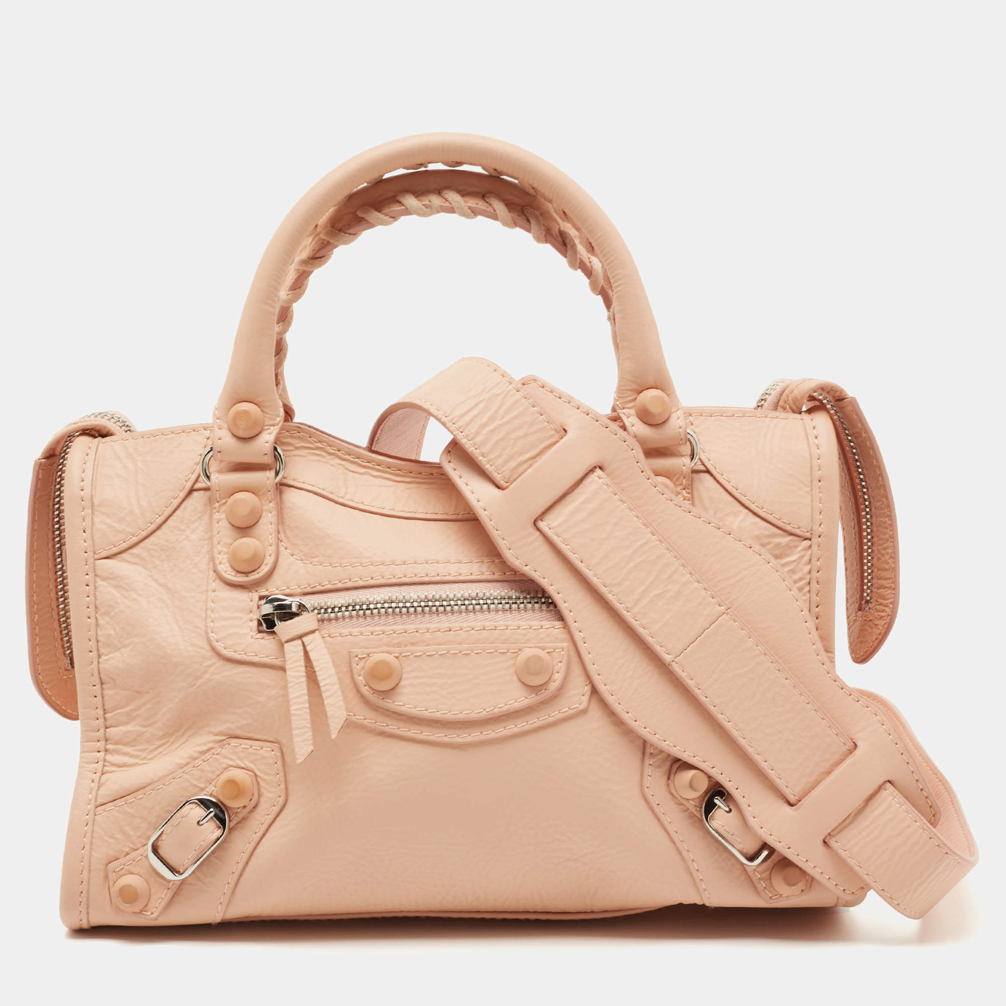 مملوكة مسبقًا Balenciaga Vieux Leather Mini City Tote