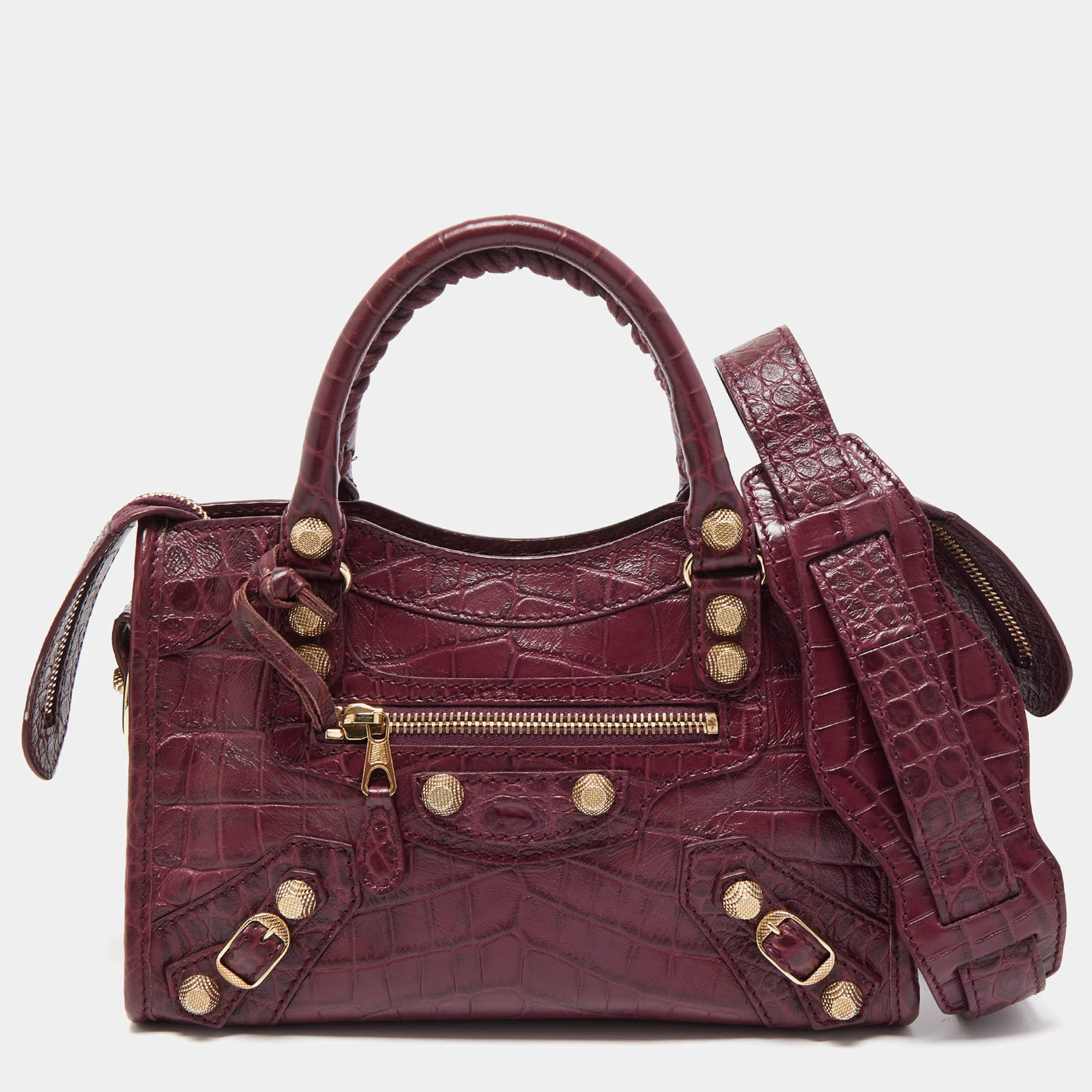 balenciaga purple bag