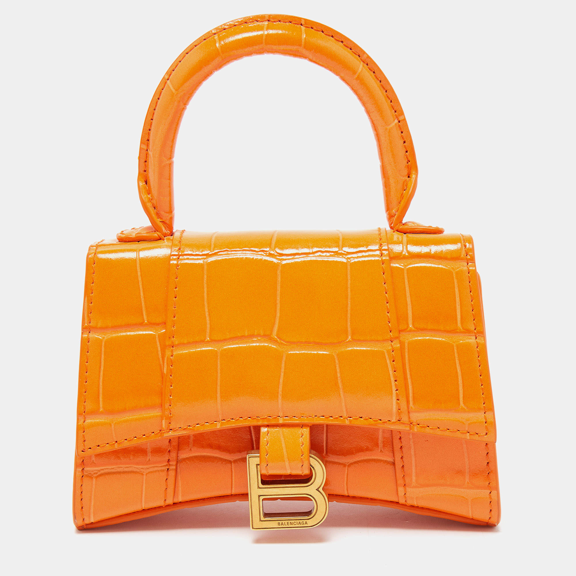 Orange balenciaga hot sale bag