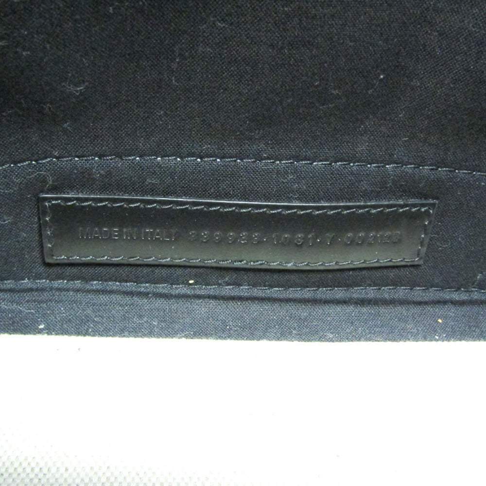 Balenciaga // Cream & Black Cabas Canvas Shoulder Bag – VSP