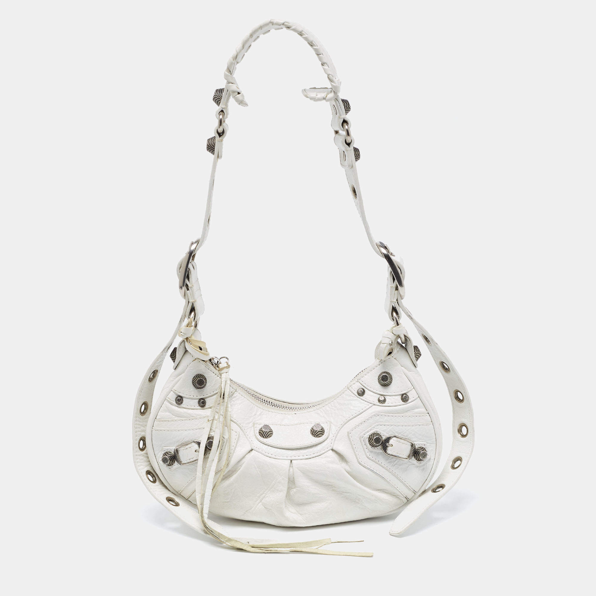 BALENCIAGA ecru leather handbag – Loop Generation