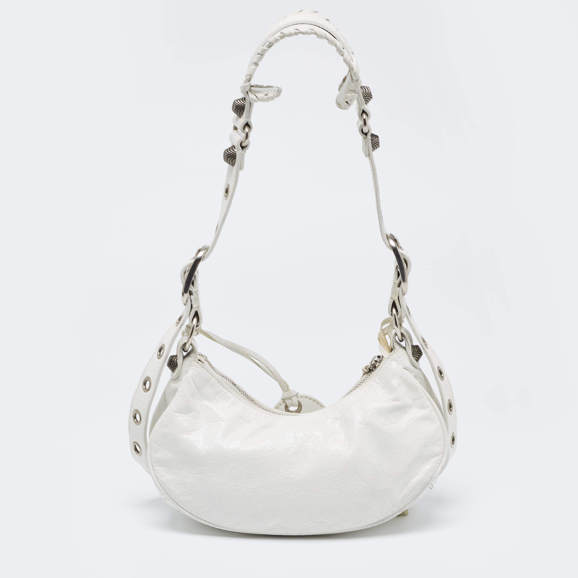 BALENCIAGA ecru leather handbag – Loop Generation