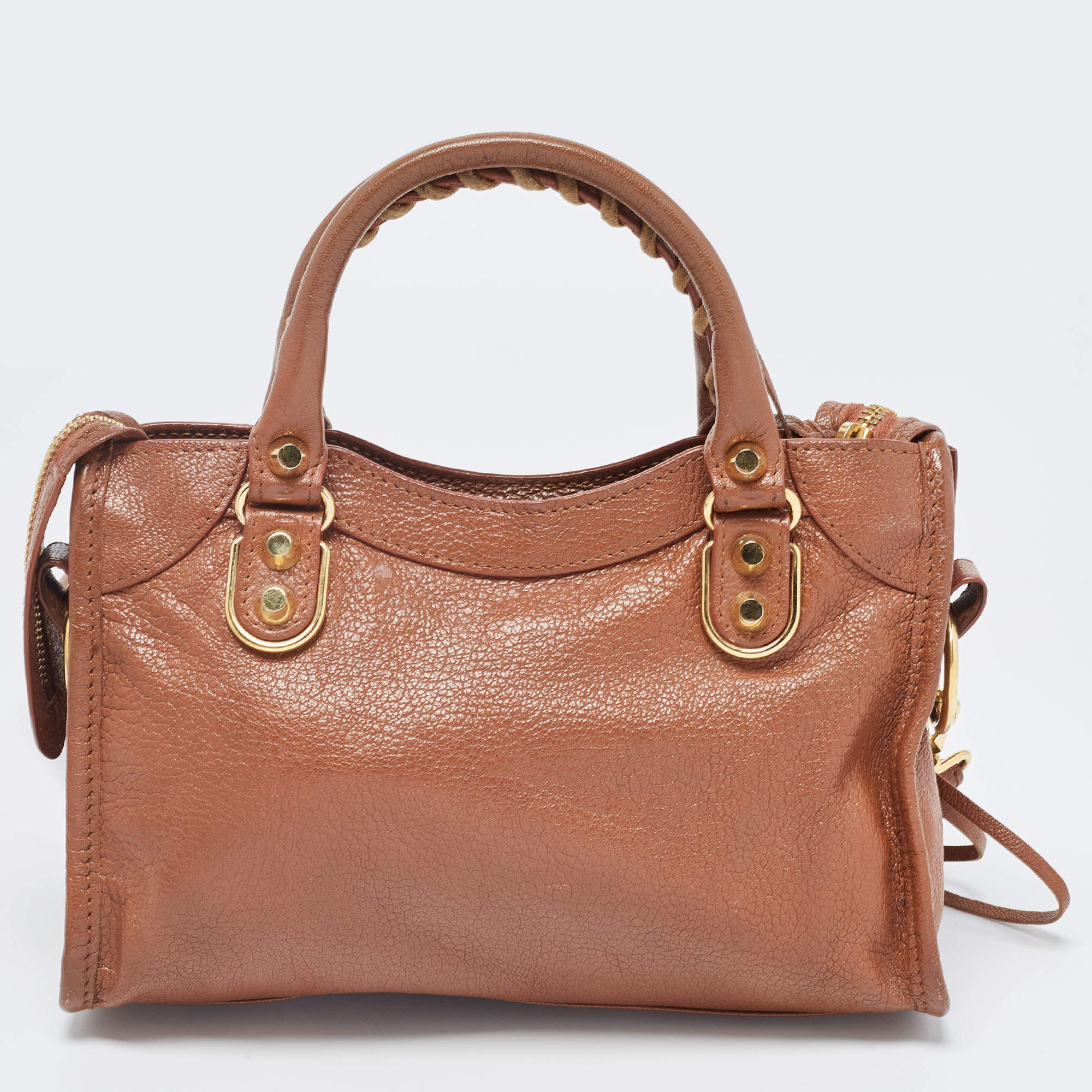 Balenciaga bag brown online