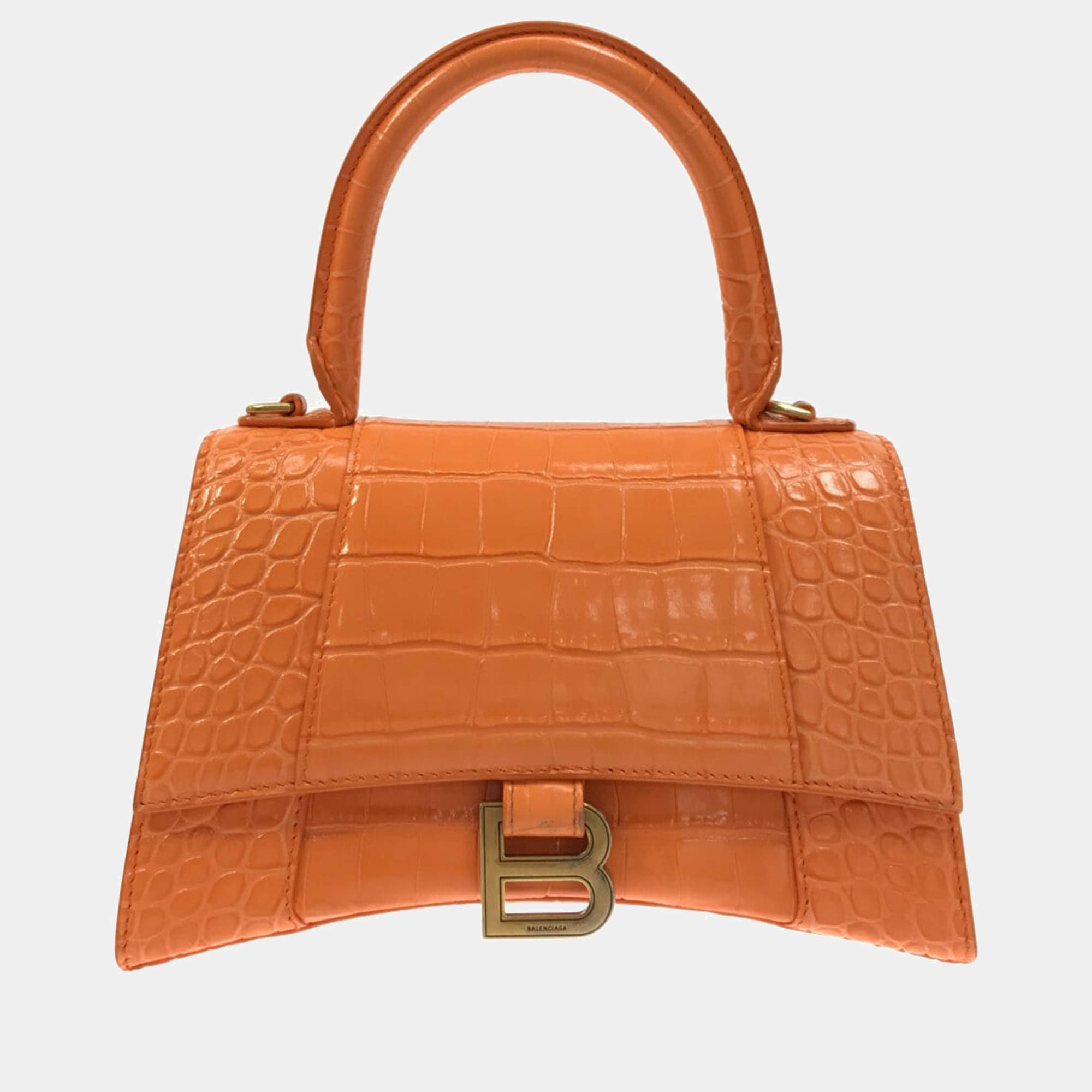 NEW Balenciaga Orange Brulee City Bag ~ Leather Shoulder Bag Purse ~ $999  OBO | eBay