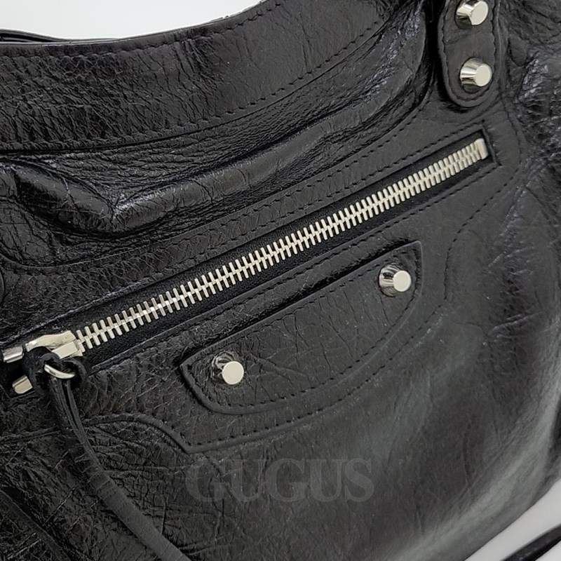 Balenciaga Velo Classic Regular Hardware Bag in Black, REVOIR