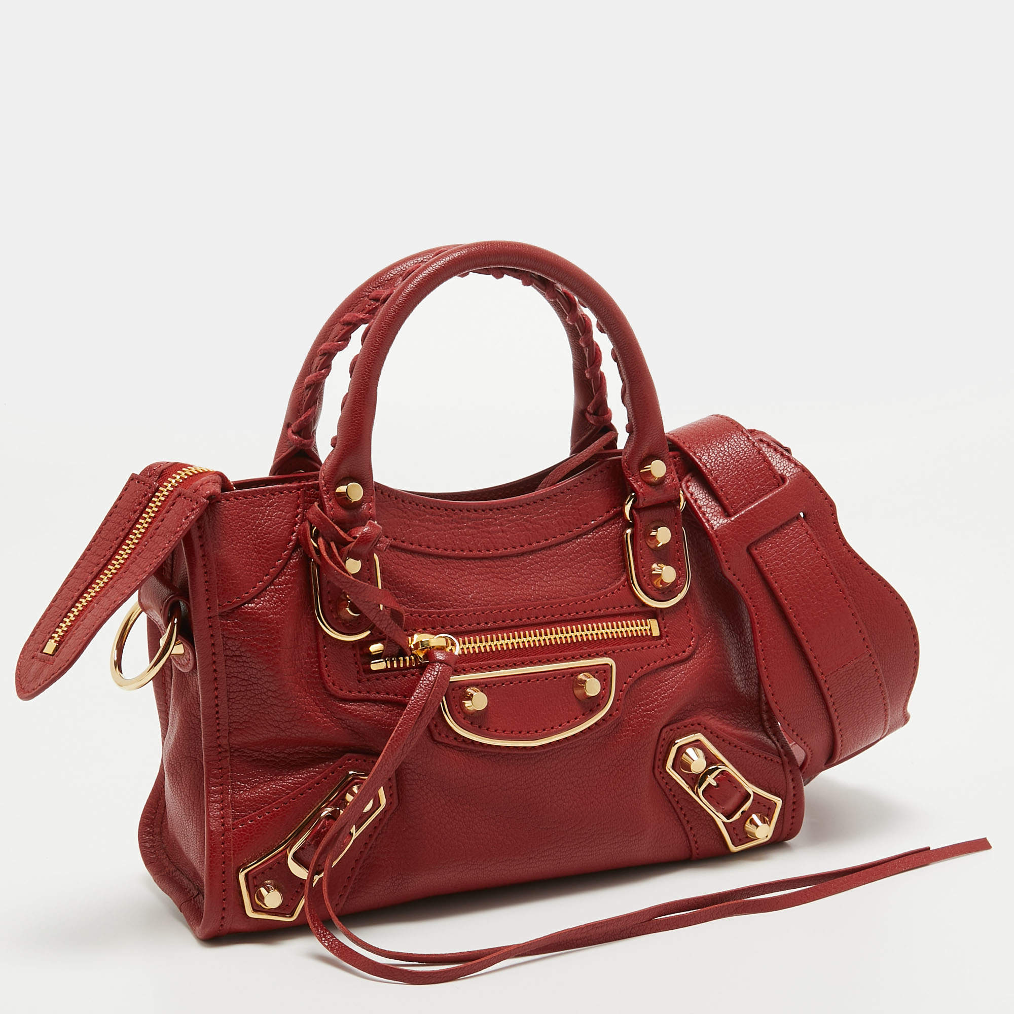 Balenciaga mini cheap red bag