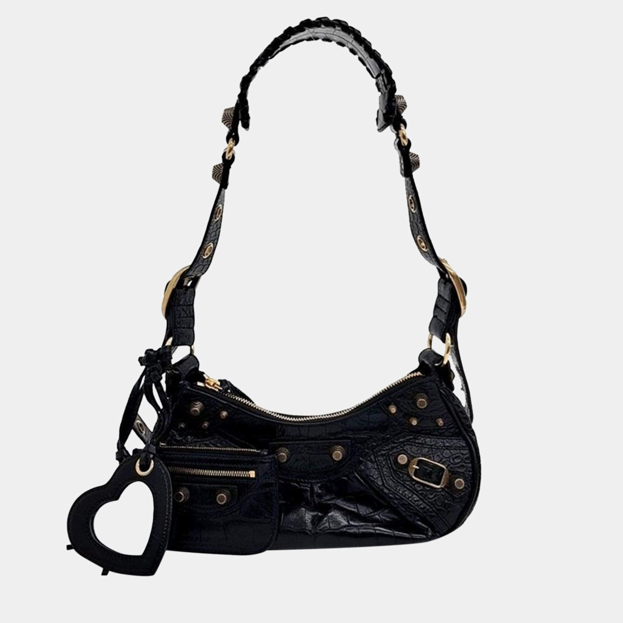 ショルダーバッグ・ポシェット BALENCIAGA  Shoulder Bags Women Leather Black Balenciaga Downtown Small Shoulder Bag With Chain | Saks