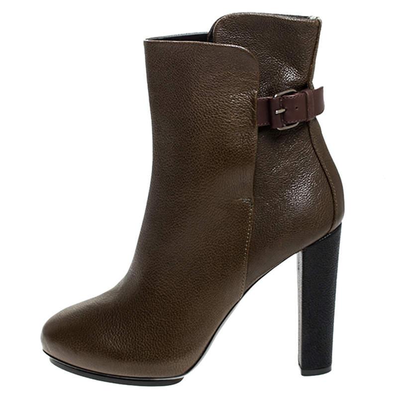 Balenciaga boots sales womens brown