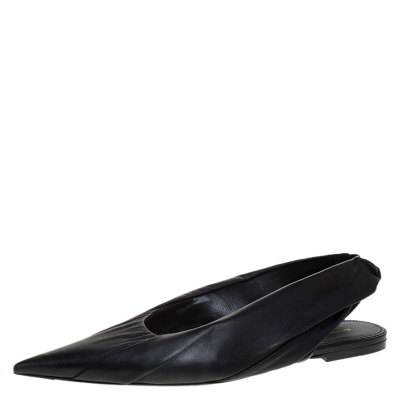 balenciaga slingback flats