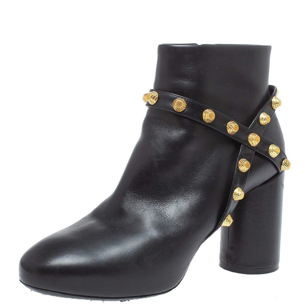 balenciaga studded boots