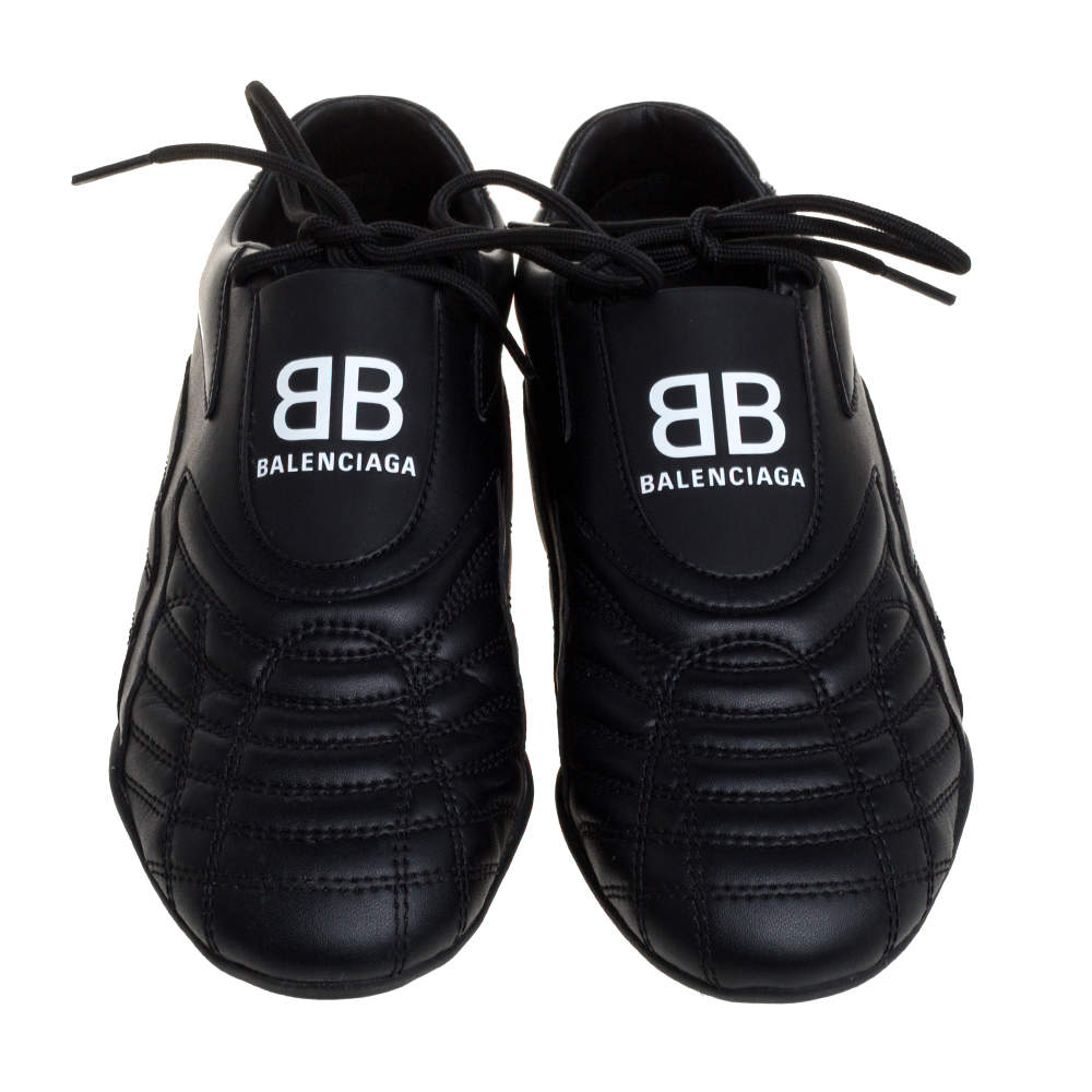 Balenciaga Black Leather Zen Sneakers Size 36 Balenciaga | TLC