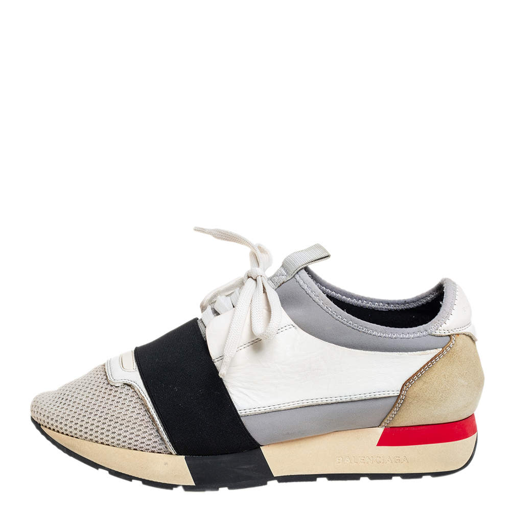 Balenciaga race runners womens white online