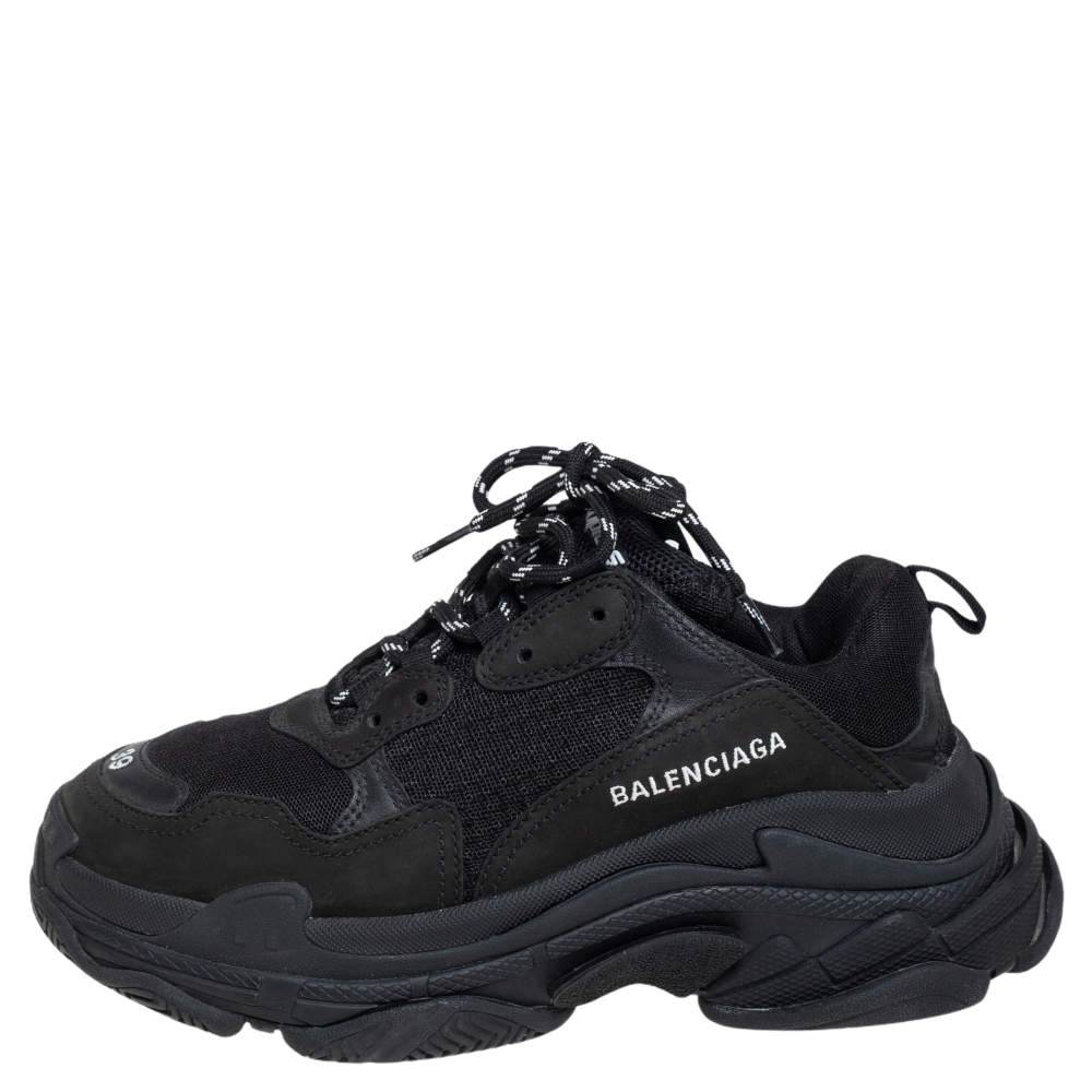 BALENCIAGA Triple S 39 ブラック　８月末まで値下げ Balenciaga Triple S Sneakers - BOPF | Business of Preloved